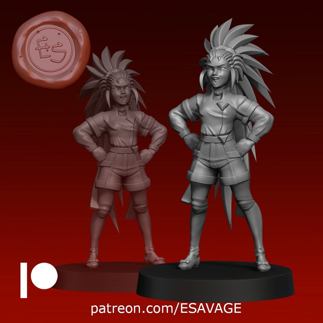 Yashu Miniature - Ethan Savage Studios - 28mm / 32mm / 36mm