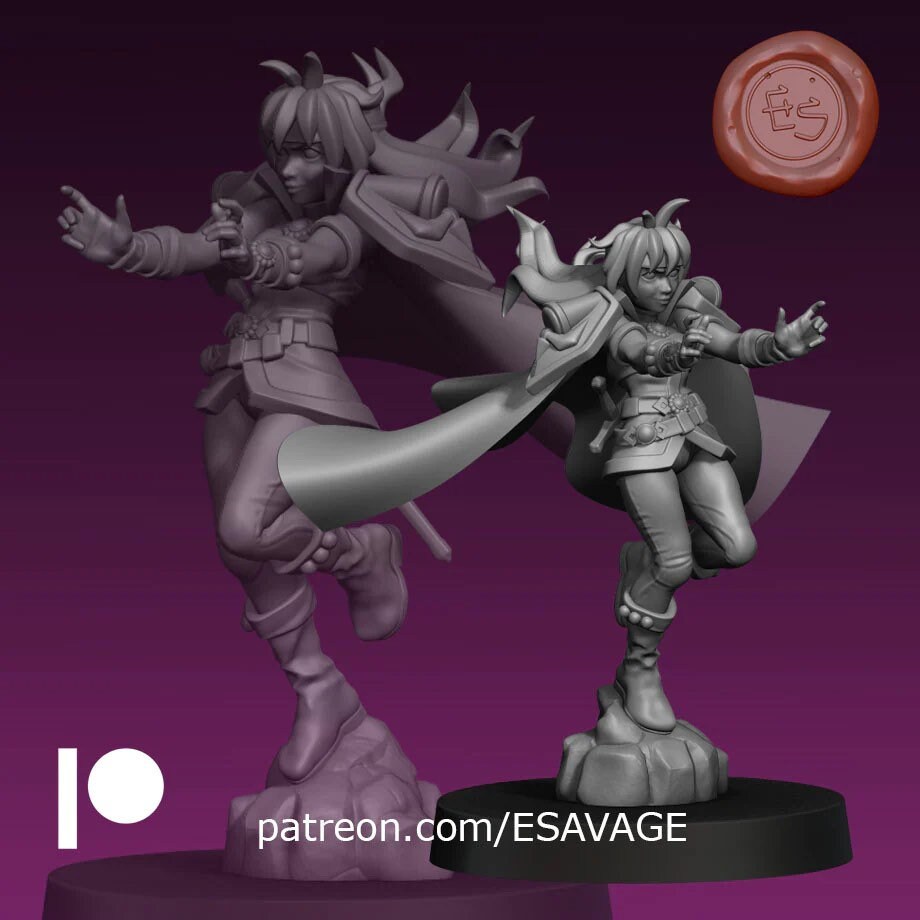 Teenage Sorceress - Ethan Savage Studios - 28mm / 32mm / 36mm
