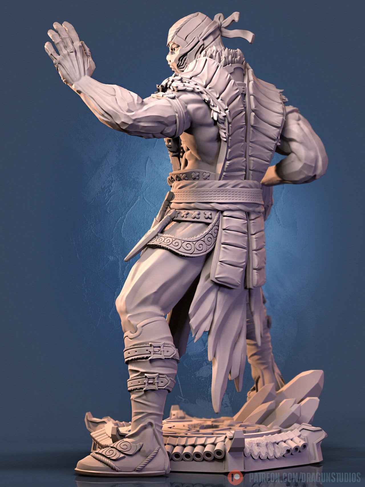 Glacial Ninja - DraGun Studios - 28mm / 32mm / 36mm / 100mm