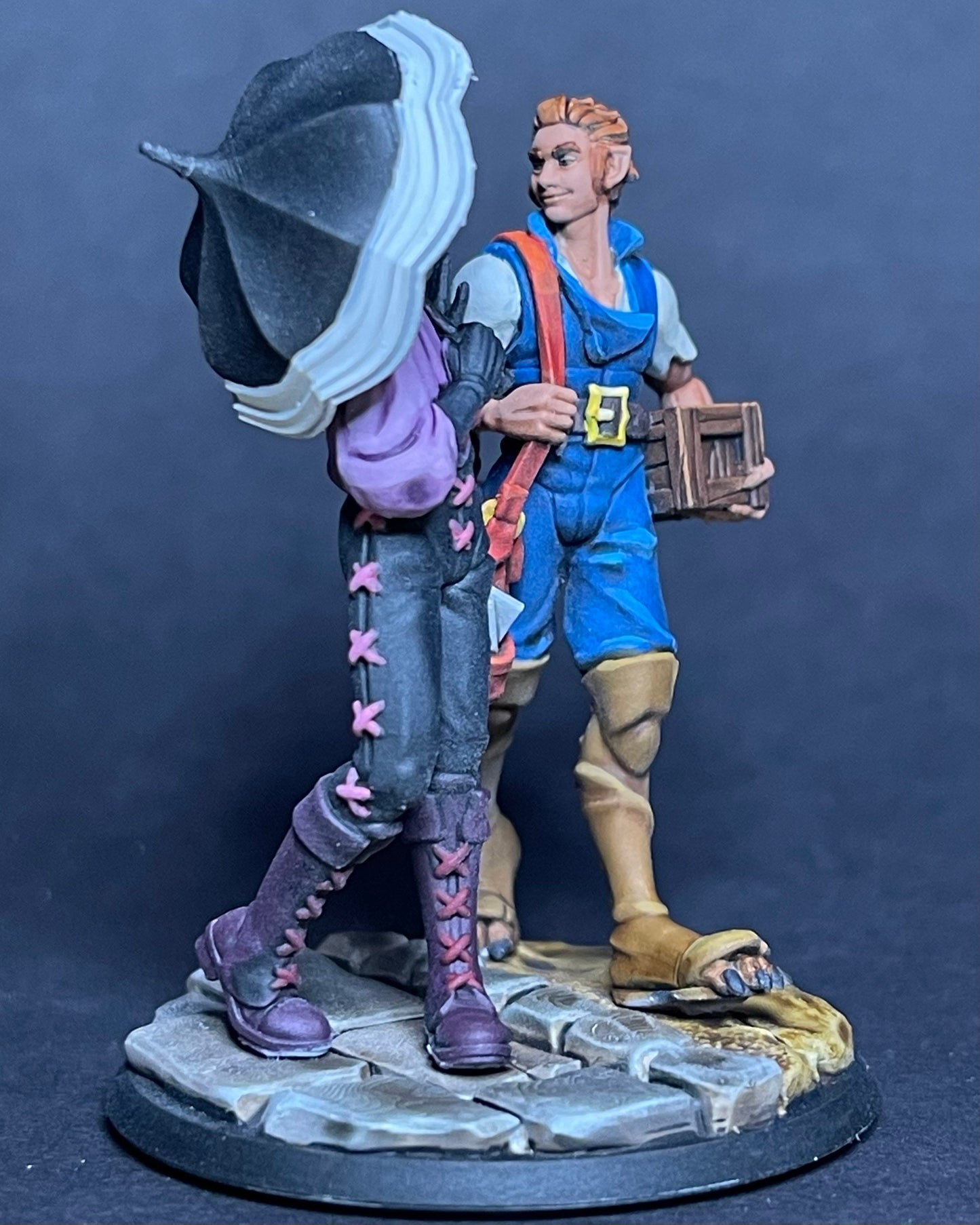 Fang & Fur Diorama (Painted) - Awkward Penguin’s Minis - 36mm