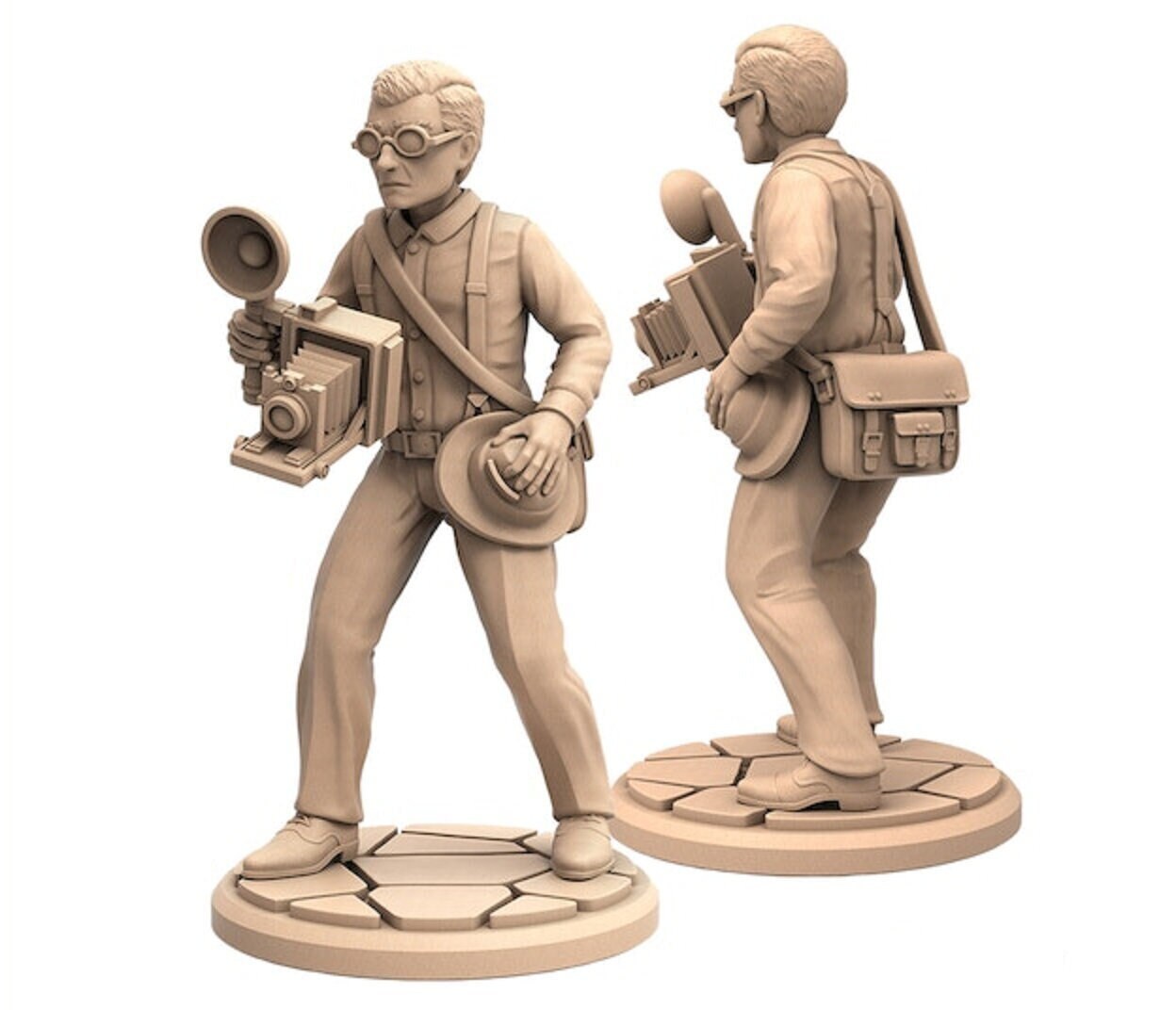 Journalist Miniature - Adaevy Creations - 28mm / 32mm / 36mm