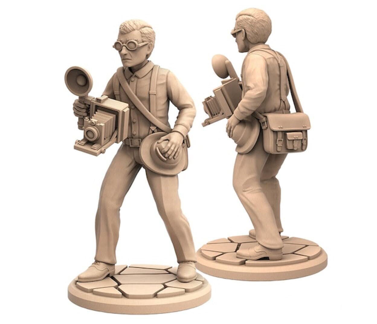 Journalist Miniature - Adaevy Creations - 28mm / 32mm / 36mm