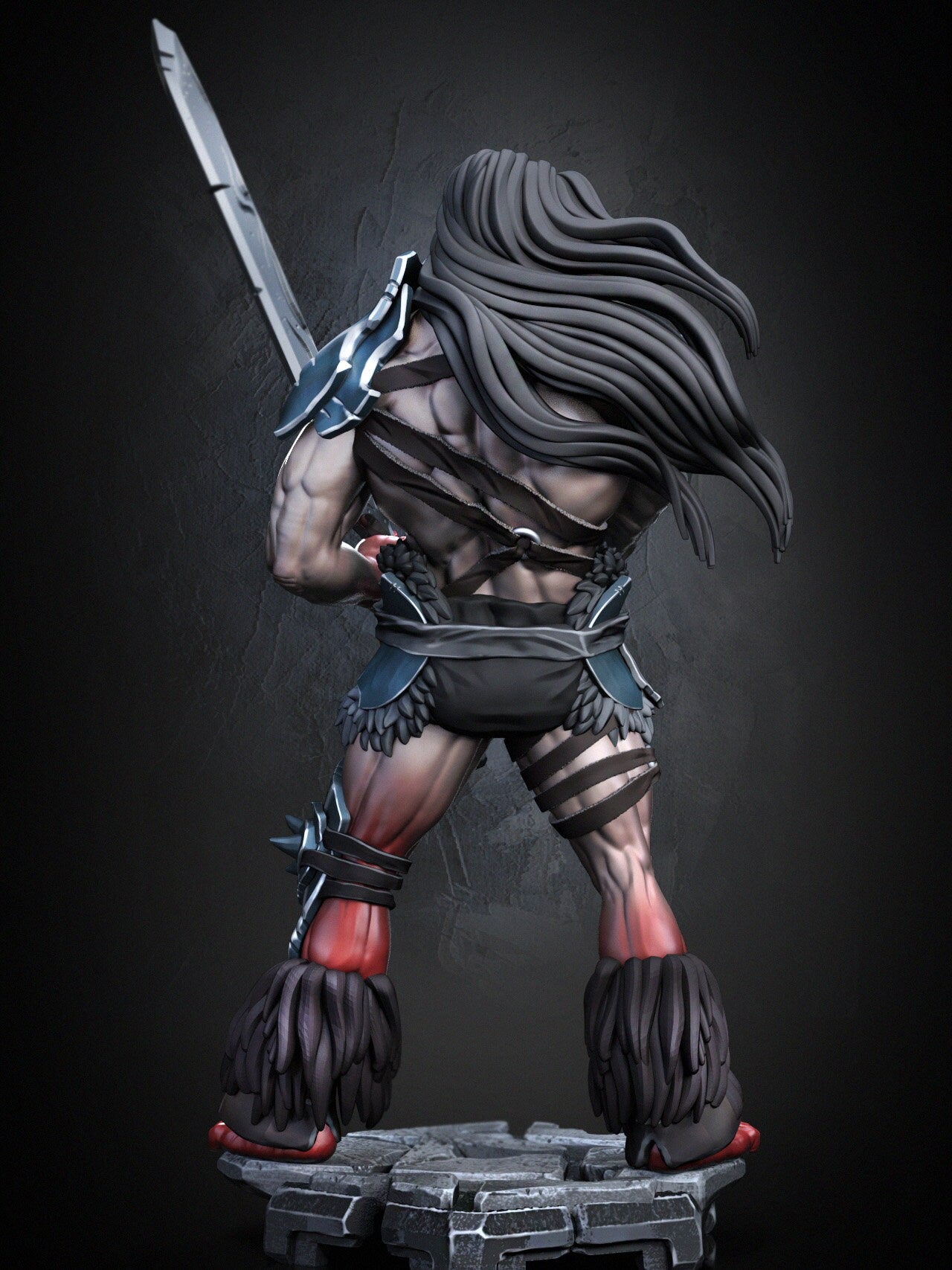 Fighter (War Armor Set) - DraGun Studios - 28mm / 32mm / 36mm / 75mm