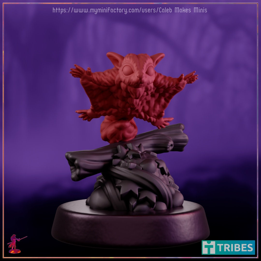 Squirrel Familiar - Caleb Makes Minis - 28mm / 32mm / 36mm