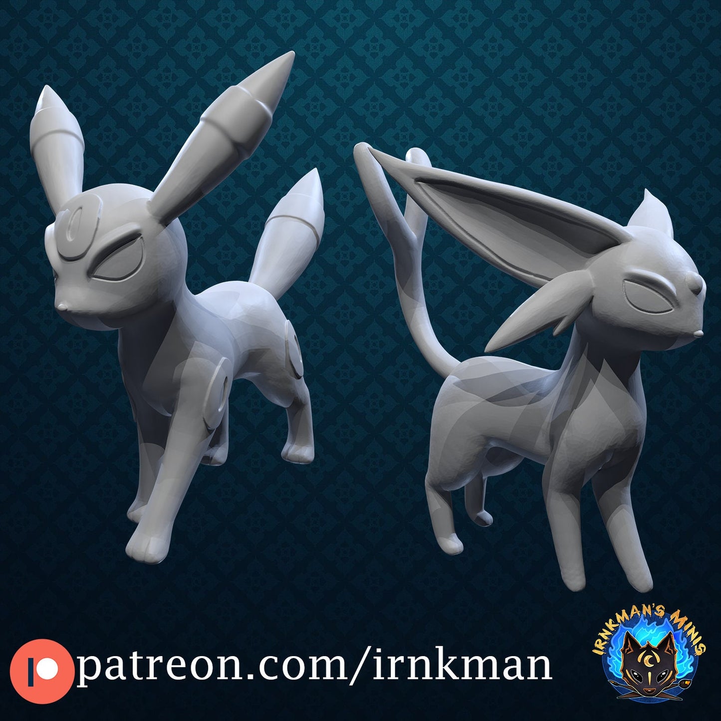 Eevee and Evolutions Miniatures - Irnkman's Minis