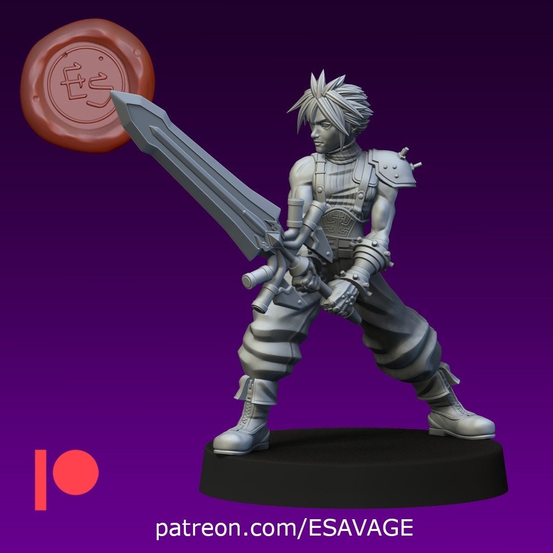 Braver Miniature (3 Variations) - Ethan Savage Studios - 28mm / 32mm / 36mm