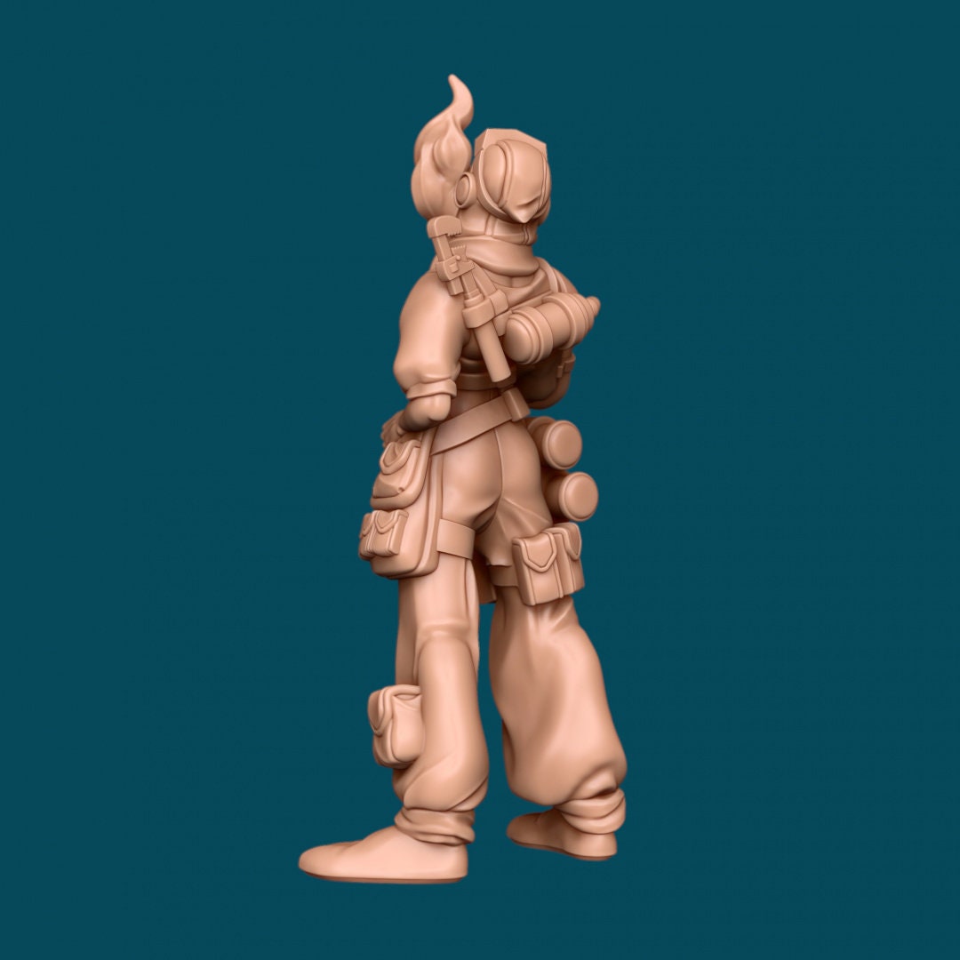 Mica, Firecracker Artificer- Awkward Penguin’s Minis - 28mm / 32mm / 36mm