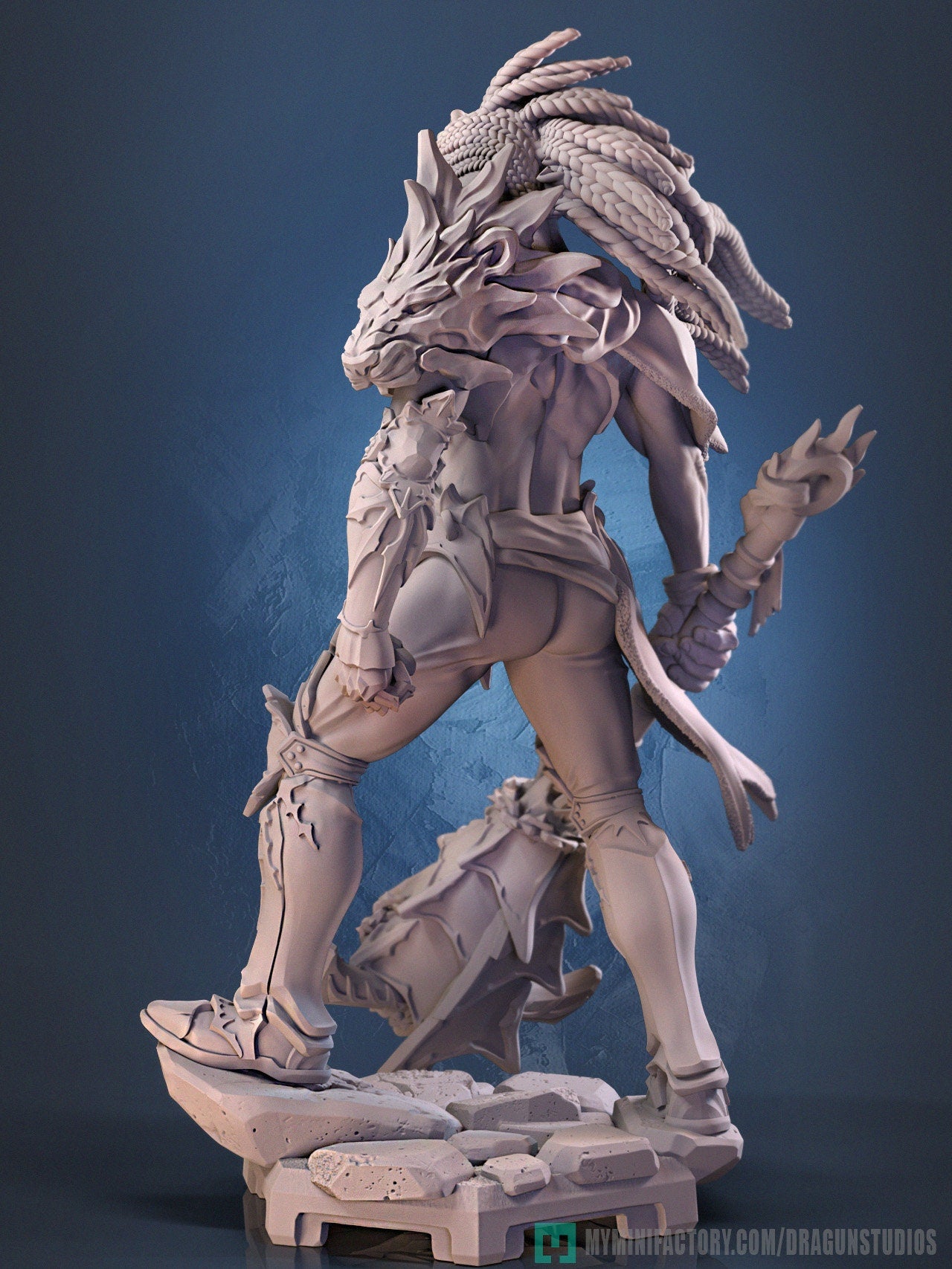 Tina the Amazon (Kimba Armor Set) - DraGun Studios - 28mm / 32mm / 36mm / 75mm