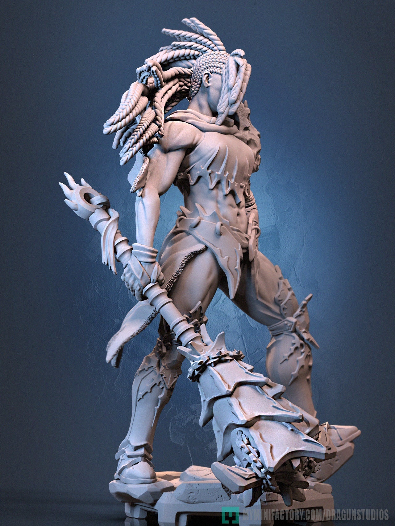 Tina the Amazon (Kimba Armor Set) - DraGun Studios - 28mm / 32mm / 36mm / 75mm