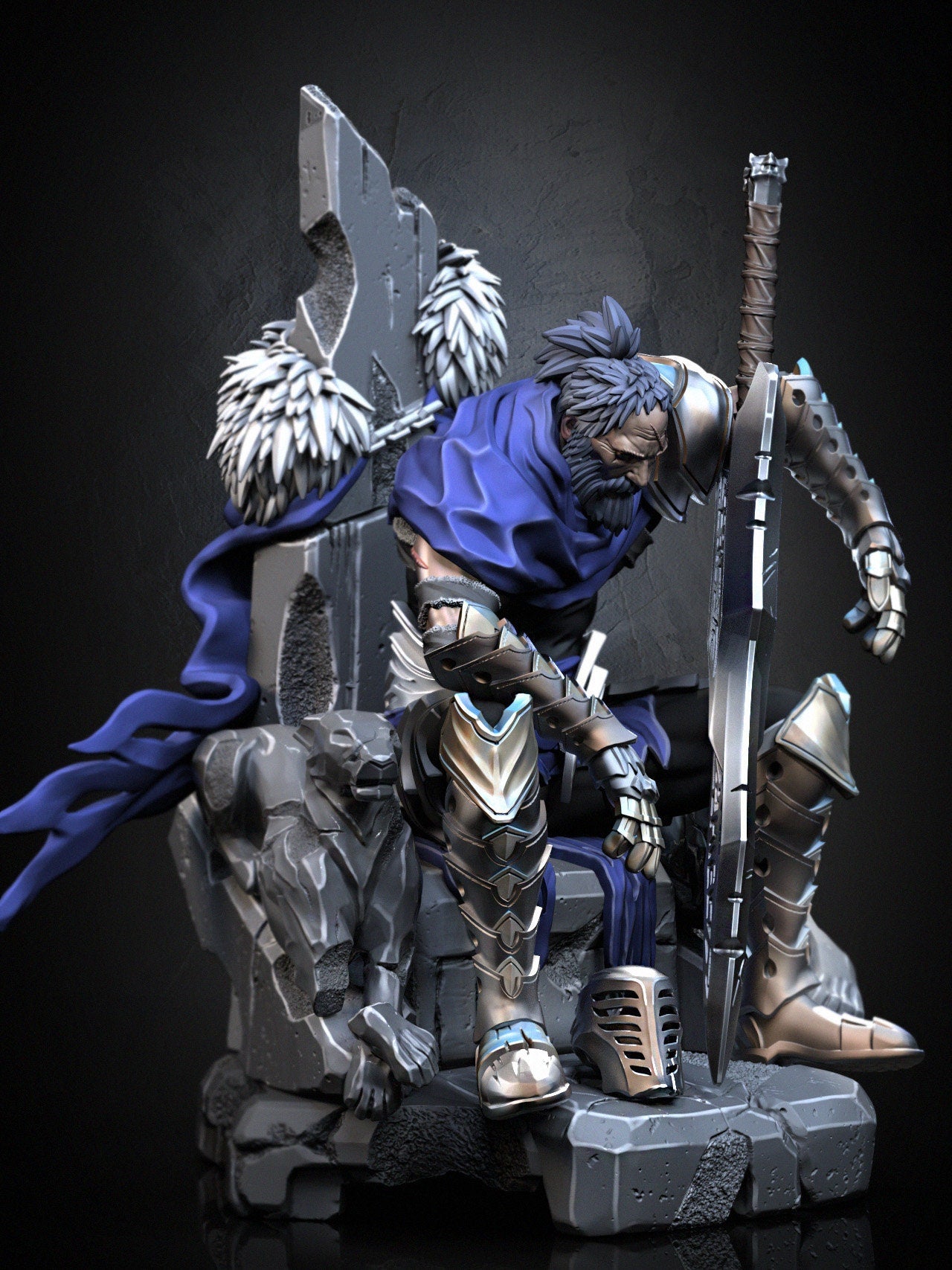 Tsho, The Broken King - DraGun Studios - 28mm / 32mm / 36mm / 75mm / 100mm