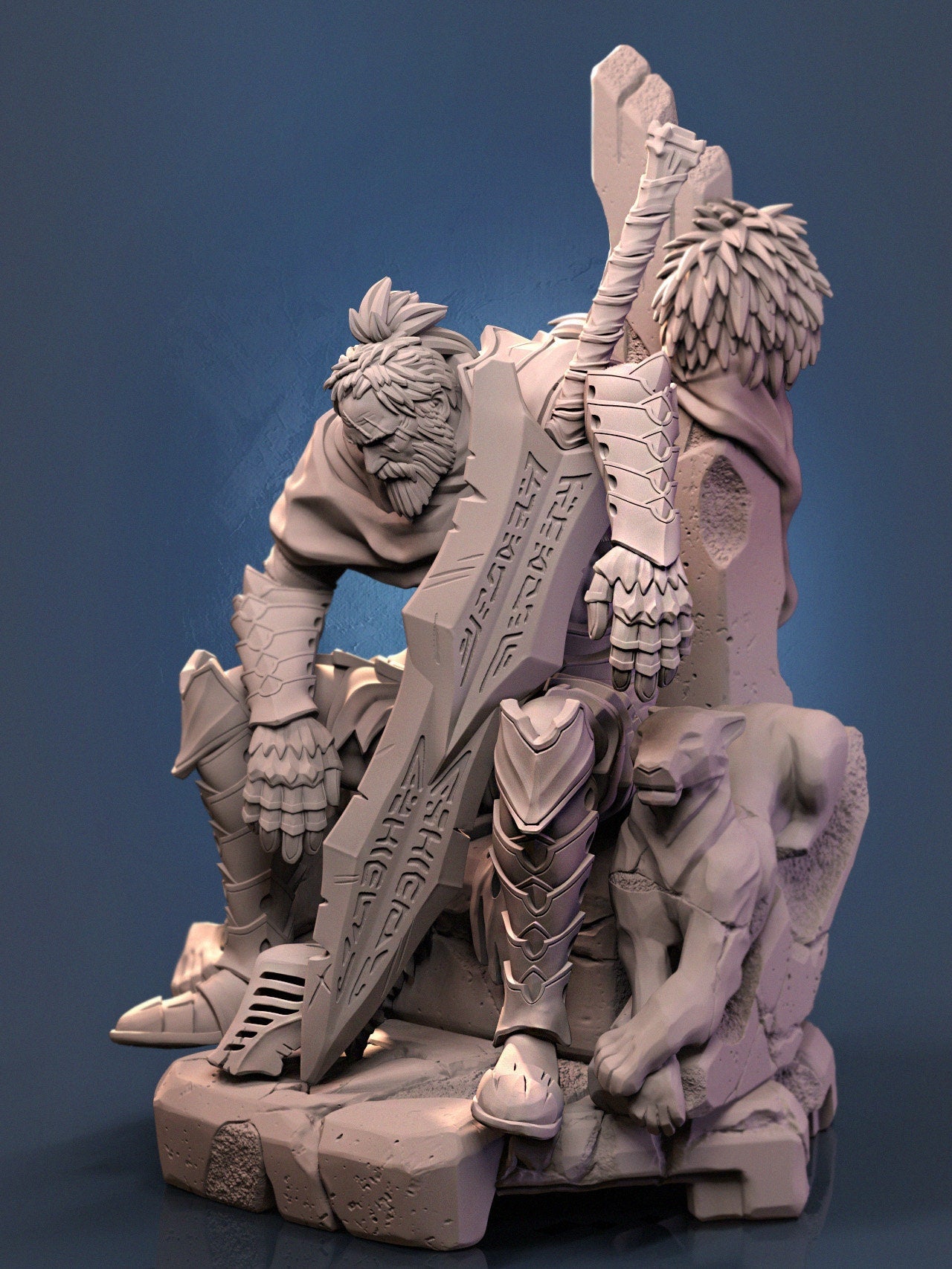 Tsho, The Broken King - DraGun Studios - 28mm / 32mm / 36mm / 75mm / 100mm