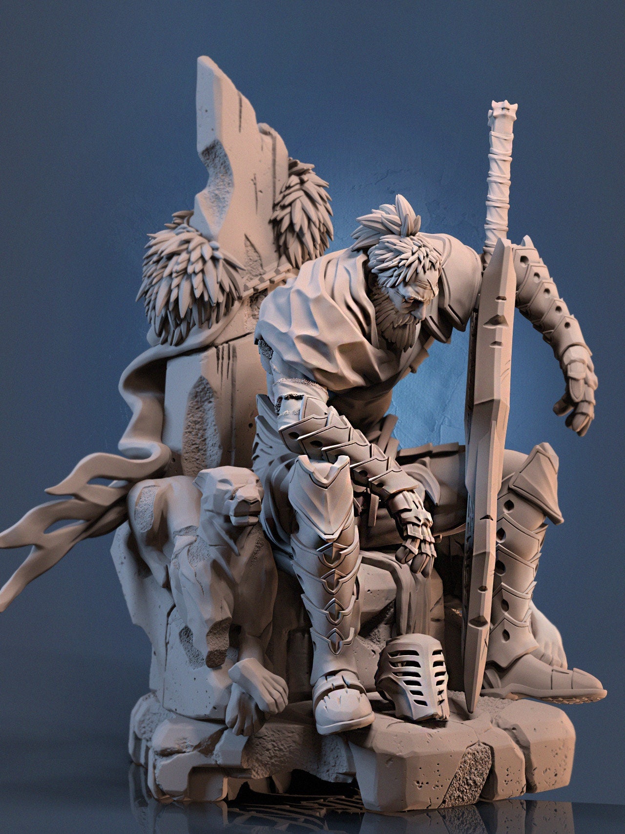 Tsho, The Broken King - DraGun Studios - 28mm / 32mm / 36mm / 75mm / 100mm