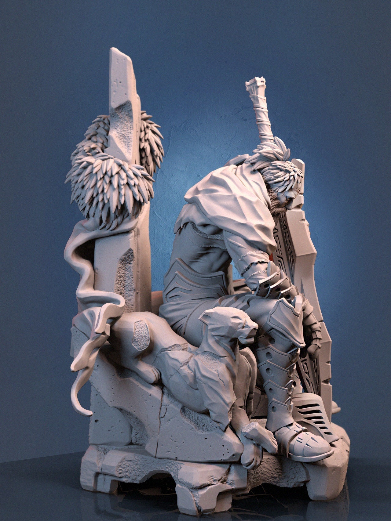 Tsho, The Broken King - DraGun Studios - 28mm / 32mm / 36mm / 75mm / 100mm