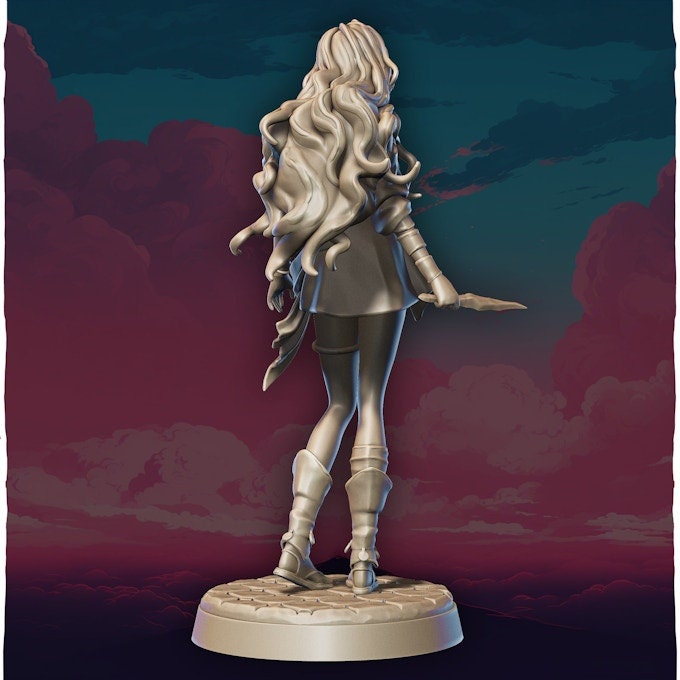 Elara Arcaneheart Miniature (Standard & NSFW Variations) - Lily's Minis - 28mm / 32mm / 36mm