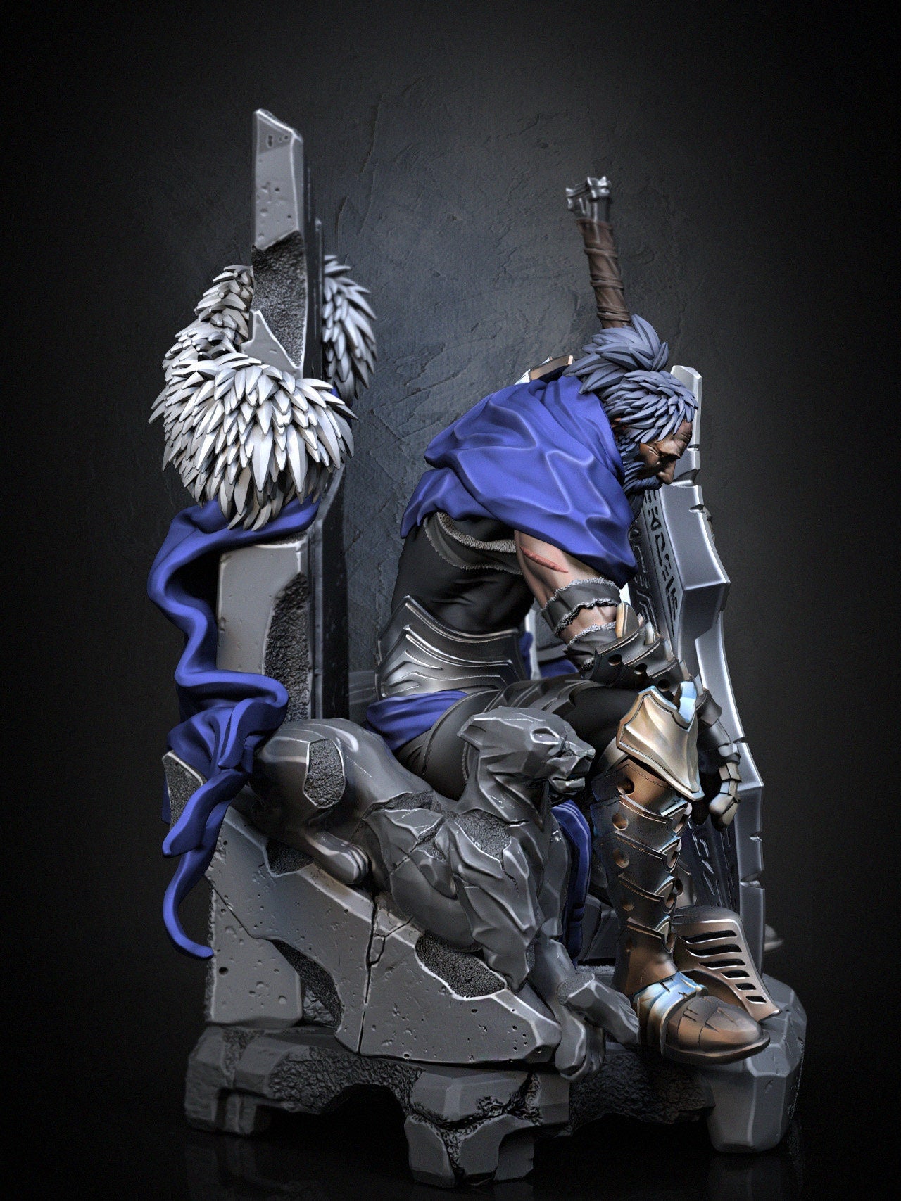 Tsho, The Broken King - DraGun Studios - 28mm / 32mm / 36mm / 75mm / 100mm