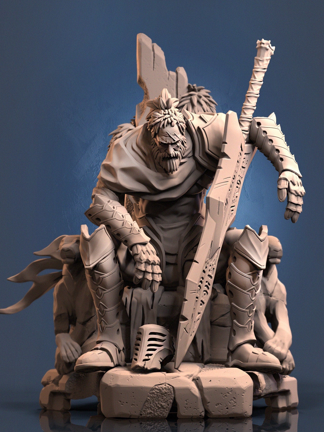 Tsho, The Broken King - DraGun Studios - 28mm / 32mm / 36mm / 75mm / 100mm