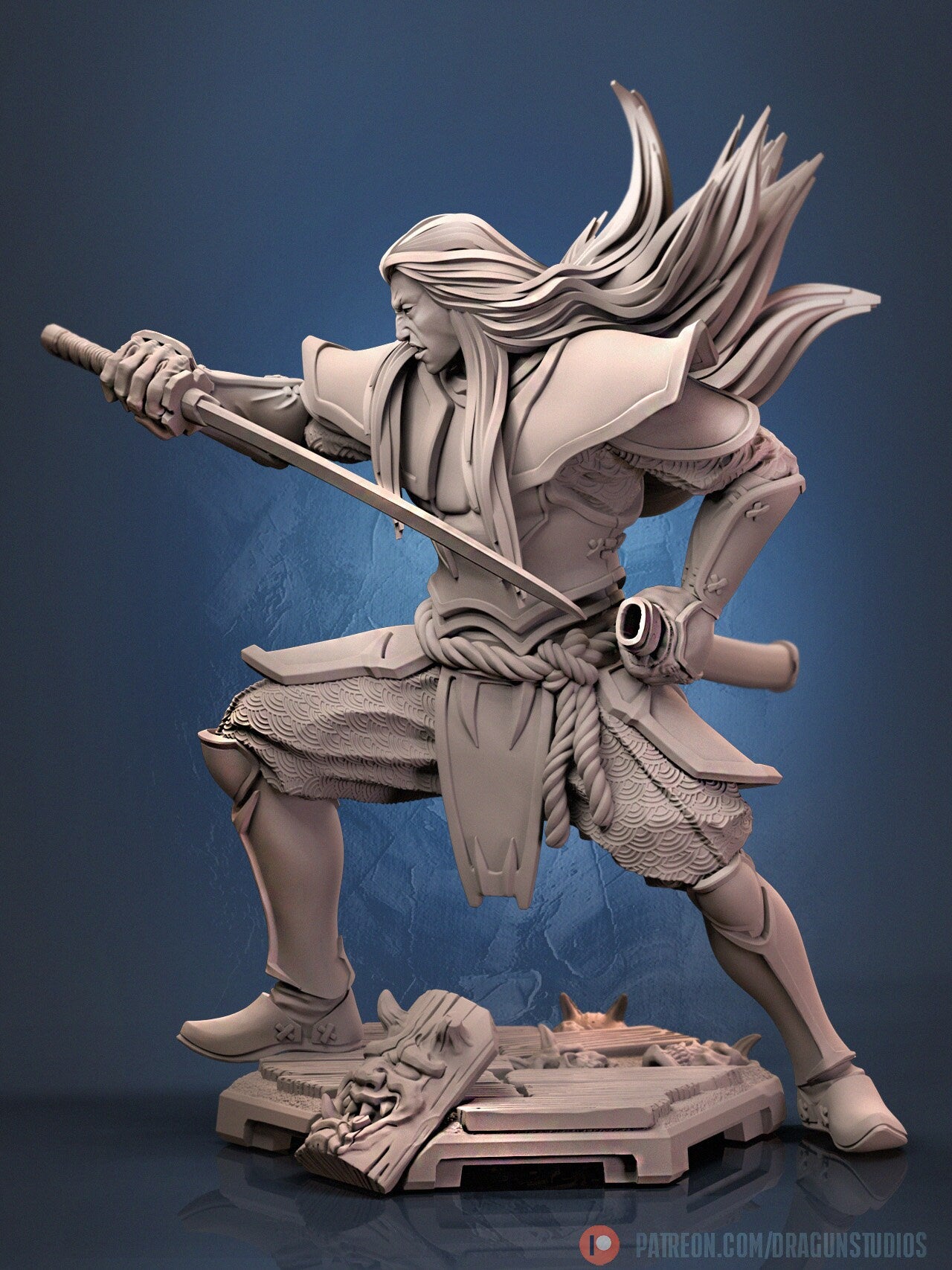 Kagekiyo Miniature - DraGun Studios - 28mm / 32mm / 36mm / 75mm / 100mm