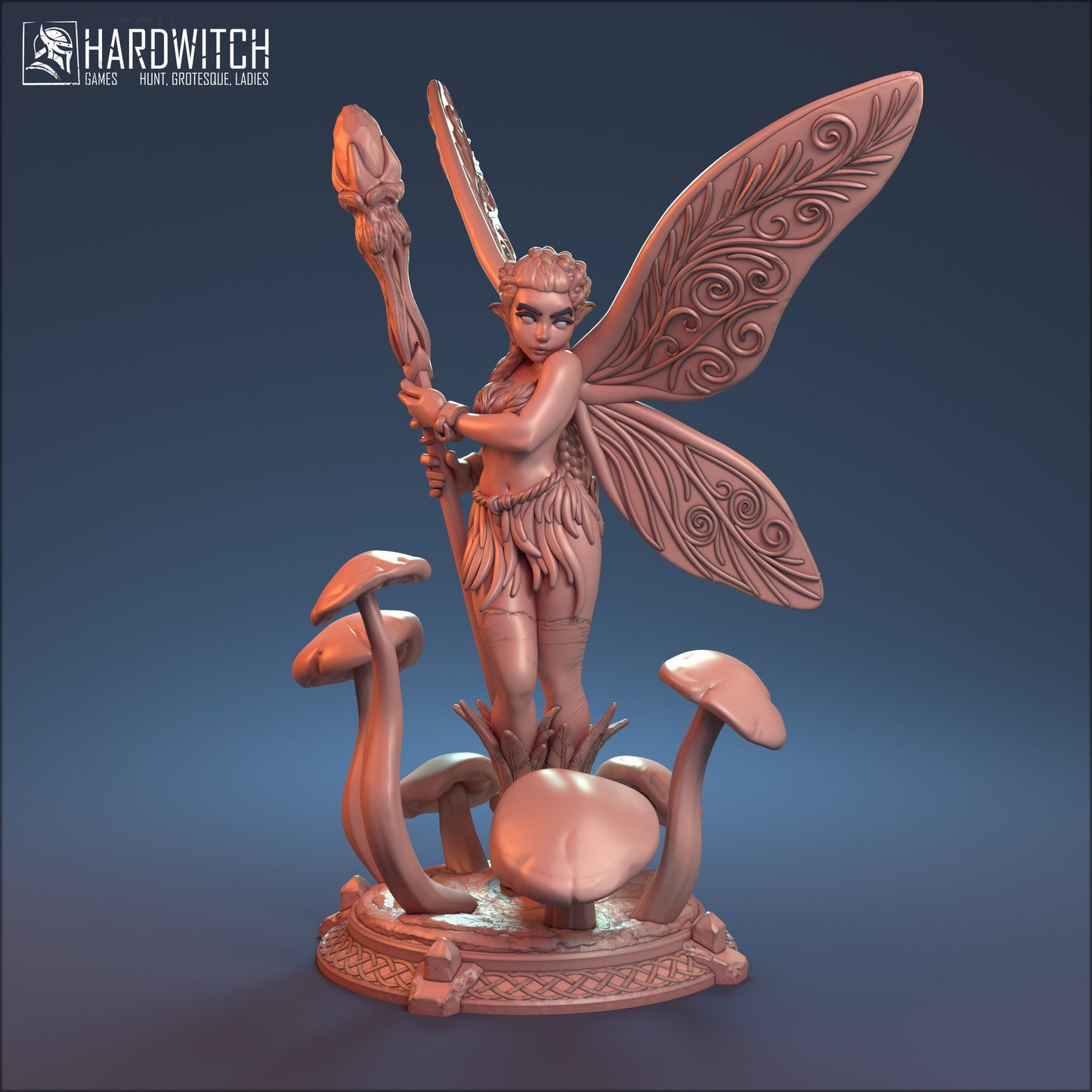 Astrix Miniature (Standard & NSFW Variations) - HardWitch Games- 28mm / 32mm / 36mm / 75mm