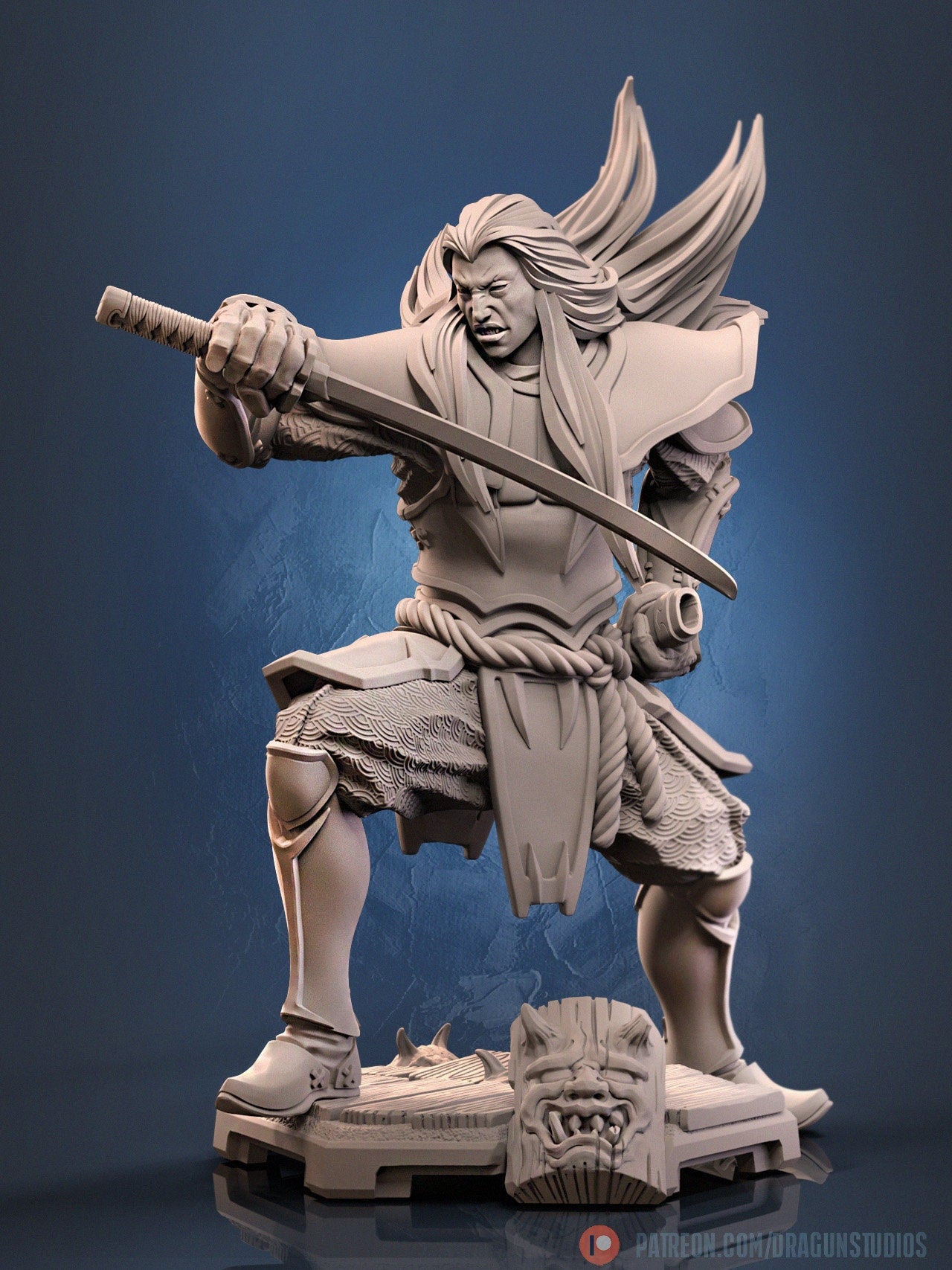 Kagekiyo Miniature - DraGun Studios - 28mm / 32mm / 36mm / 75mm / 100mm