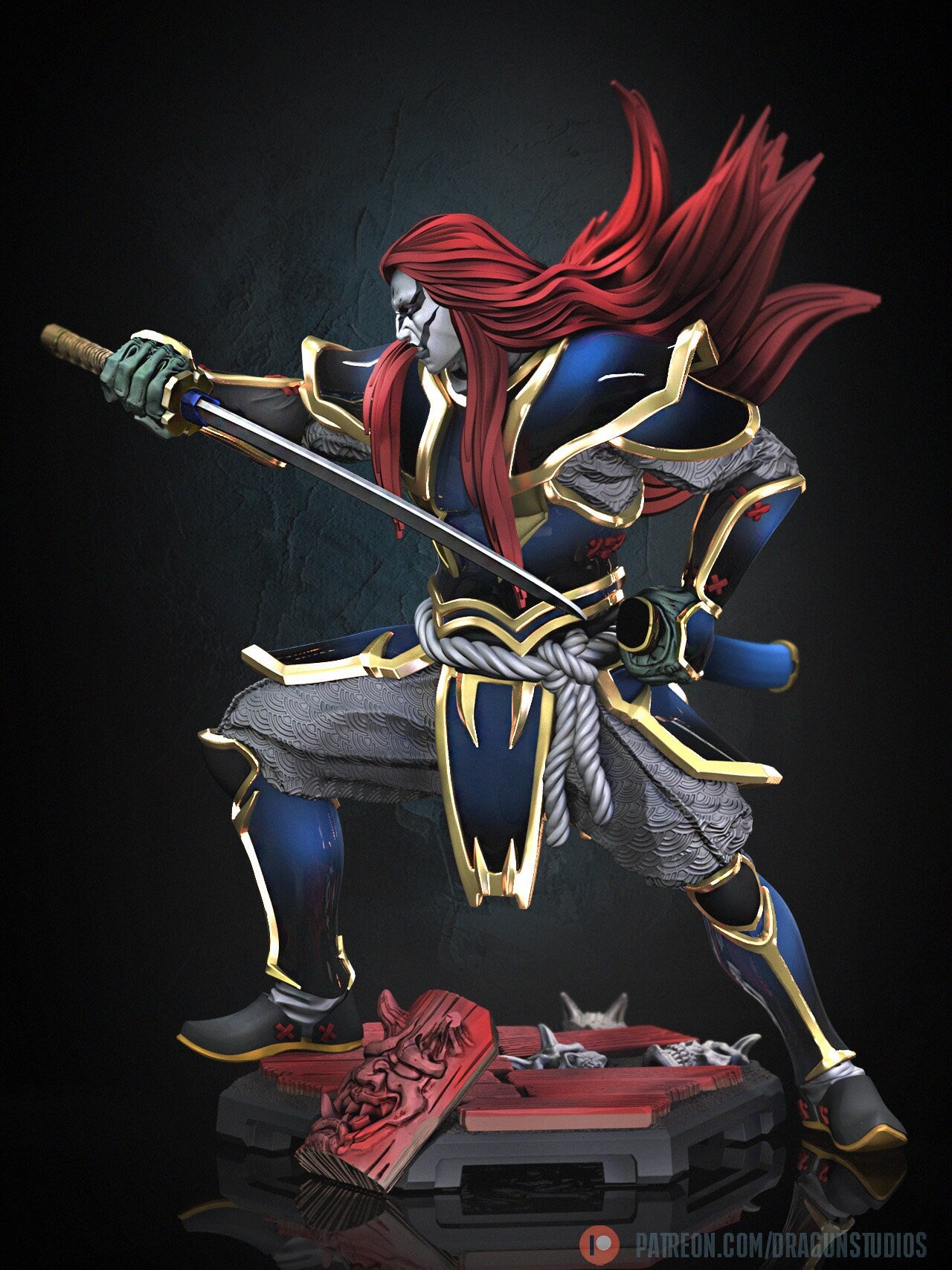 Kagekiyo Miniature - DraGun Studios - 28mm / 32mm / 36mm / 75mm / 100mm