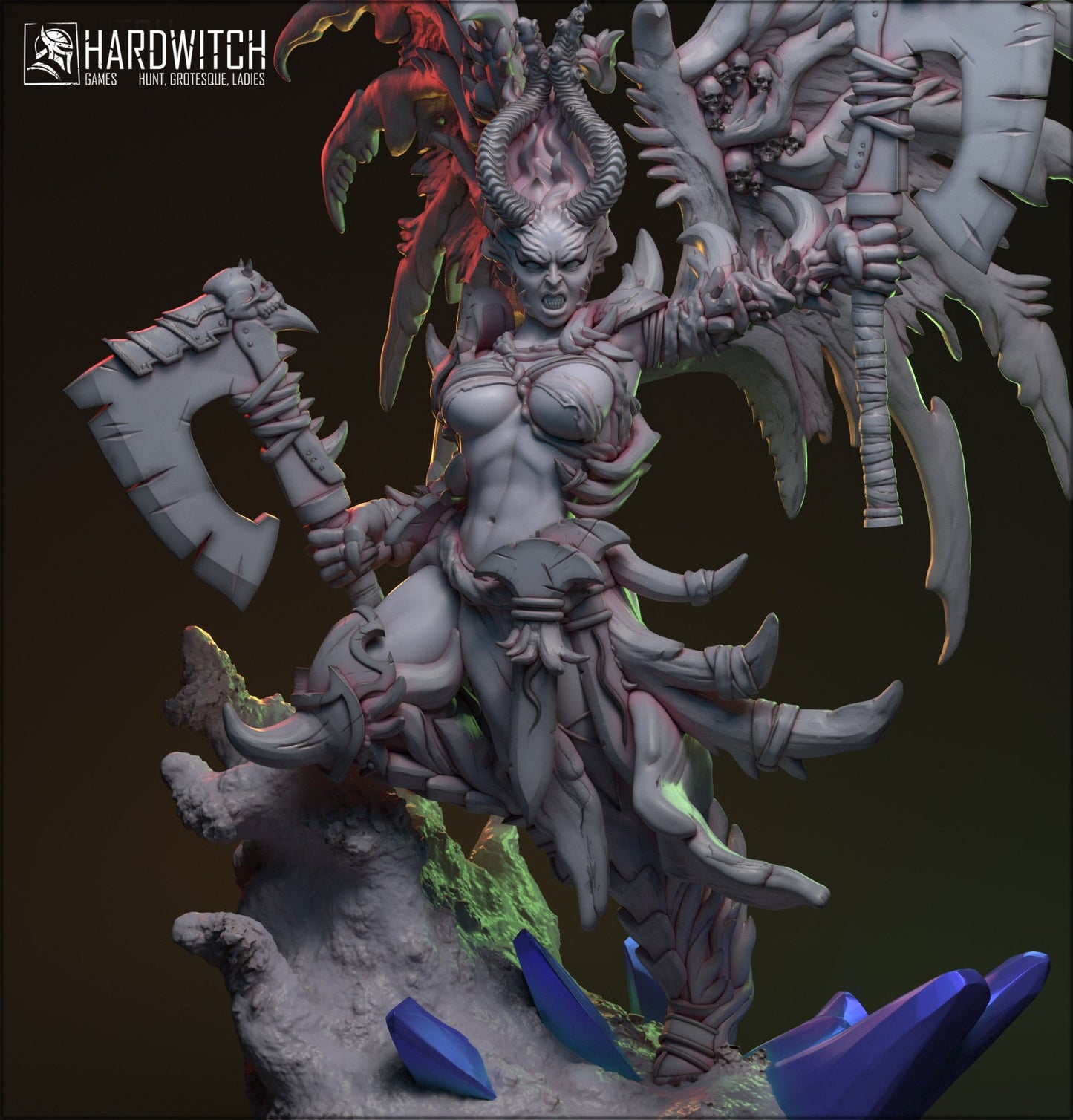 Straada Miniature (Standard & NSFW Variations) - HardWitch Games - 28mm / 32mm / 36mm / 75mm