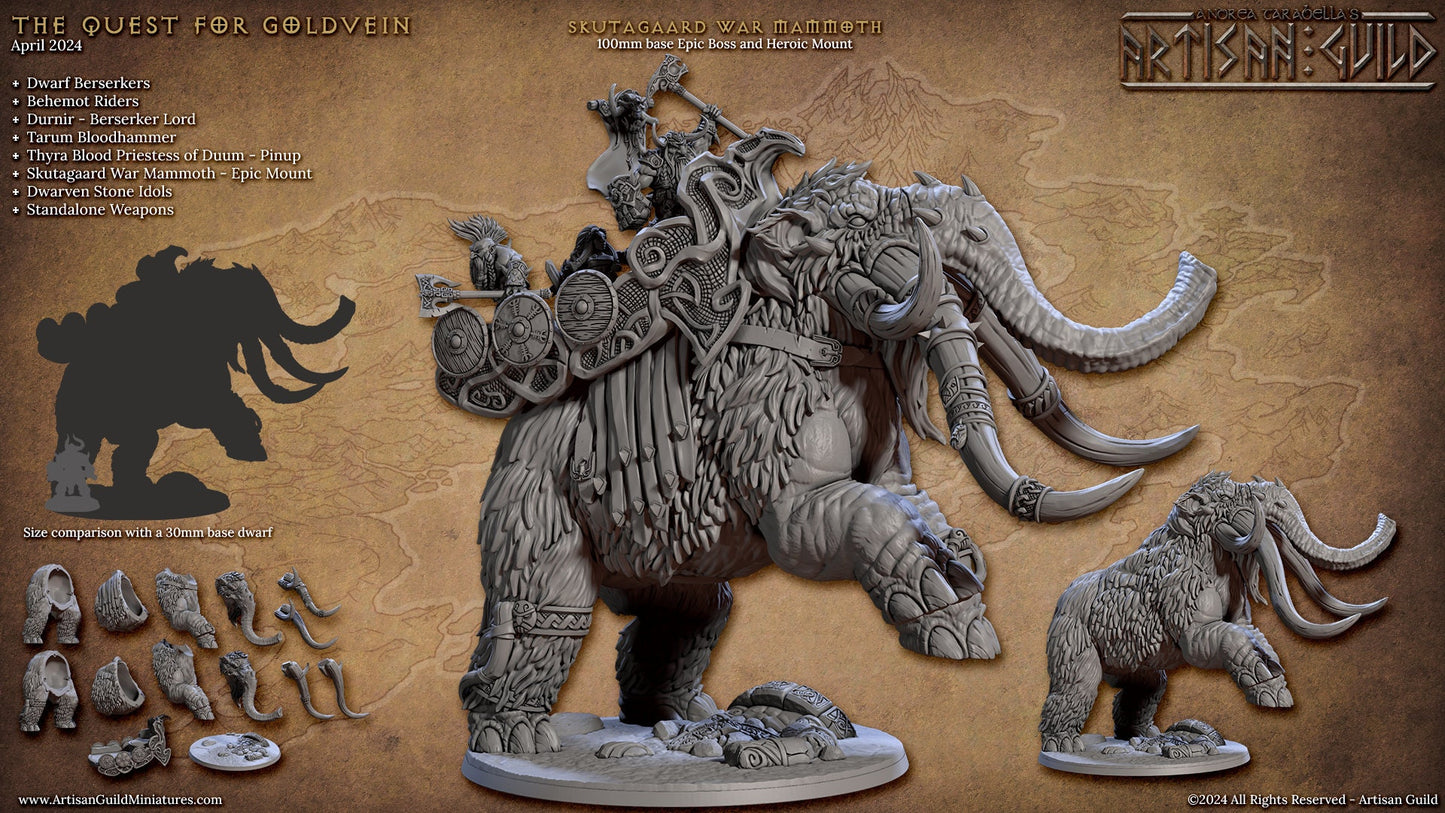 Skutagaard War Mammoth - Artisan Guild - 28mm / 32mm / 36mm