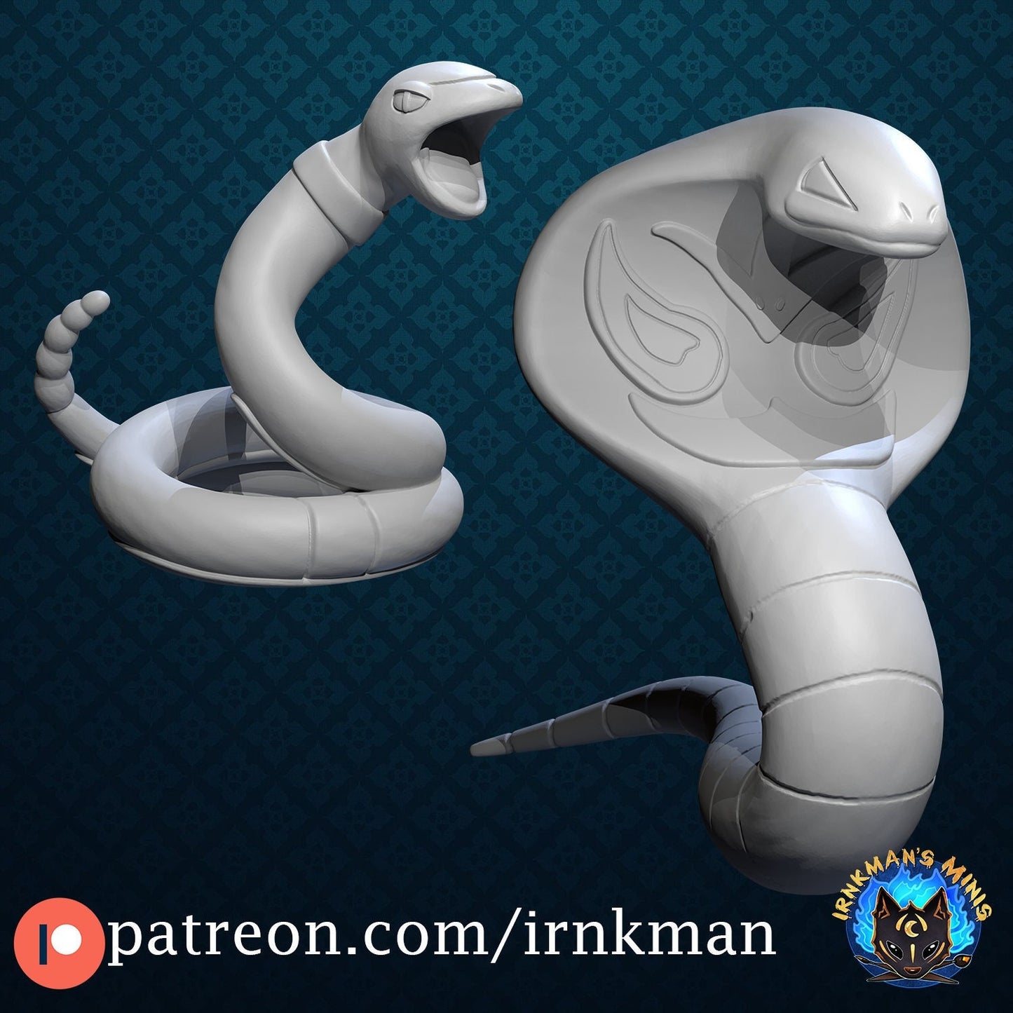 Ekans / Arbok Miniatures - Irnkman's Minis