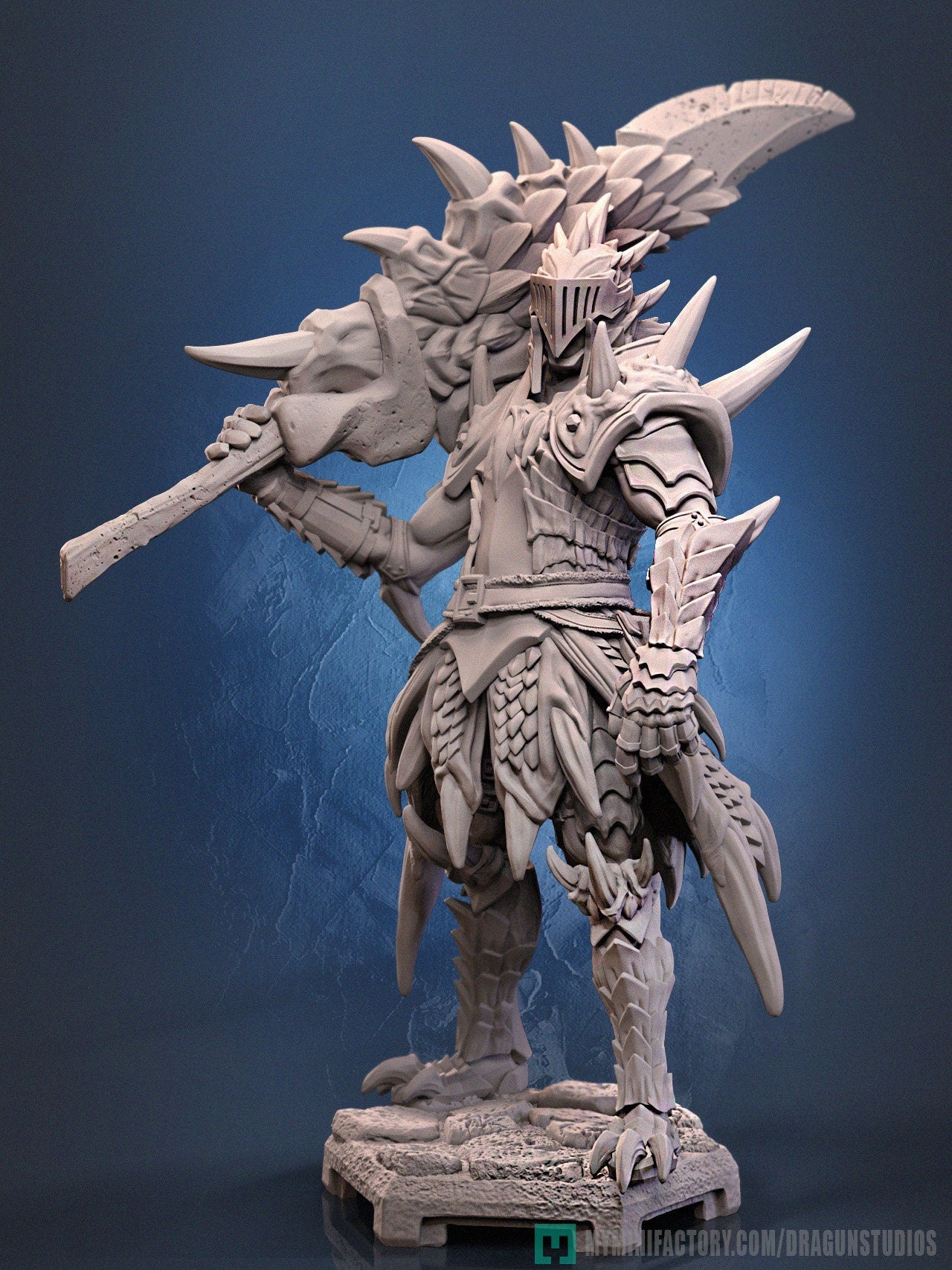 Gabr (Dark Dragon Armor Set) - DraGun Studios - 28mm / 32mm / 36mm / 75mm