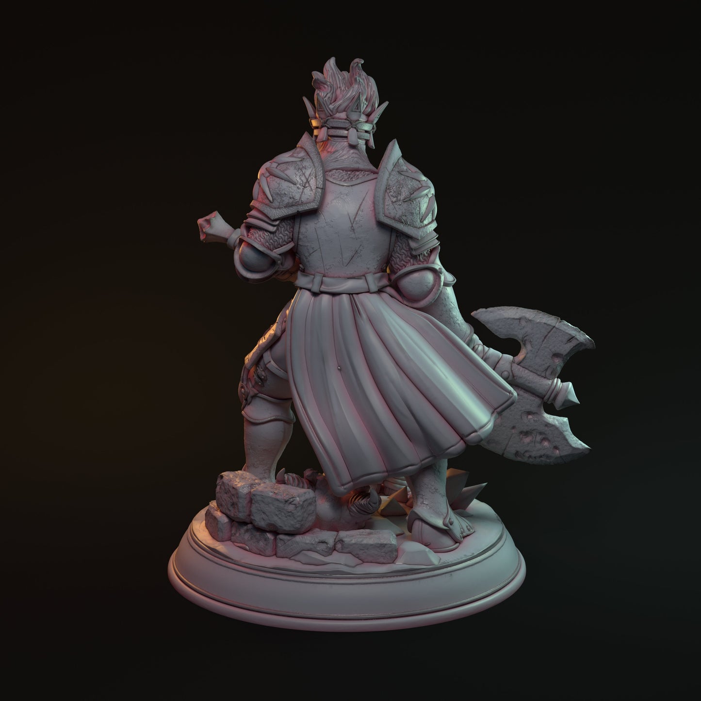 Baatur Miniature - HardWitch Games - 28mm / 32mm / 36mm / 75mm
