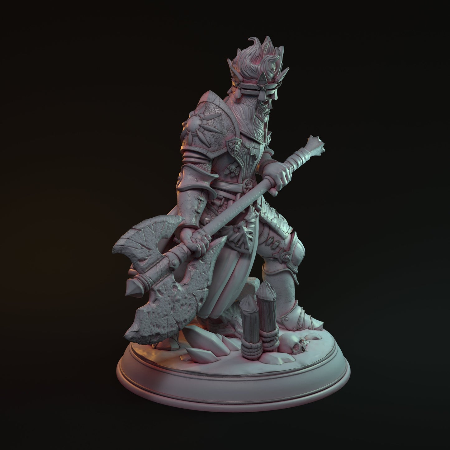 Baatur Miniature - HardWitch Games - 28mm / 32mm / 36mm / 75mm