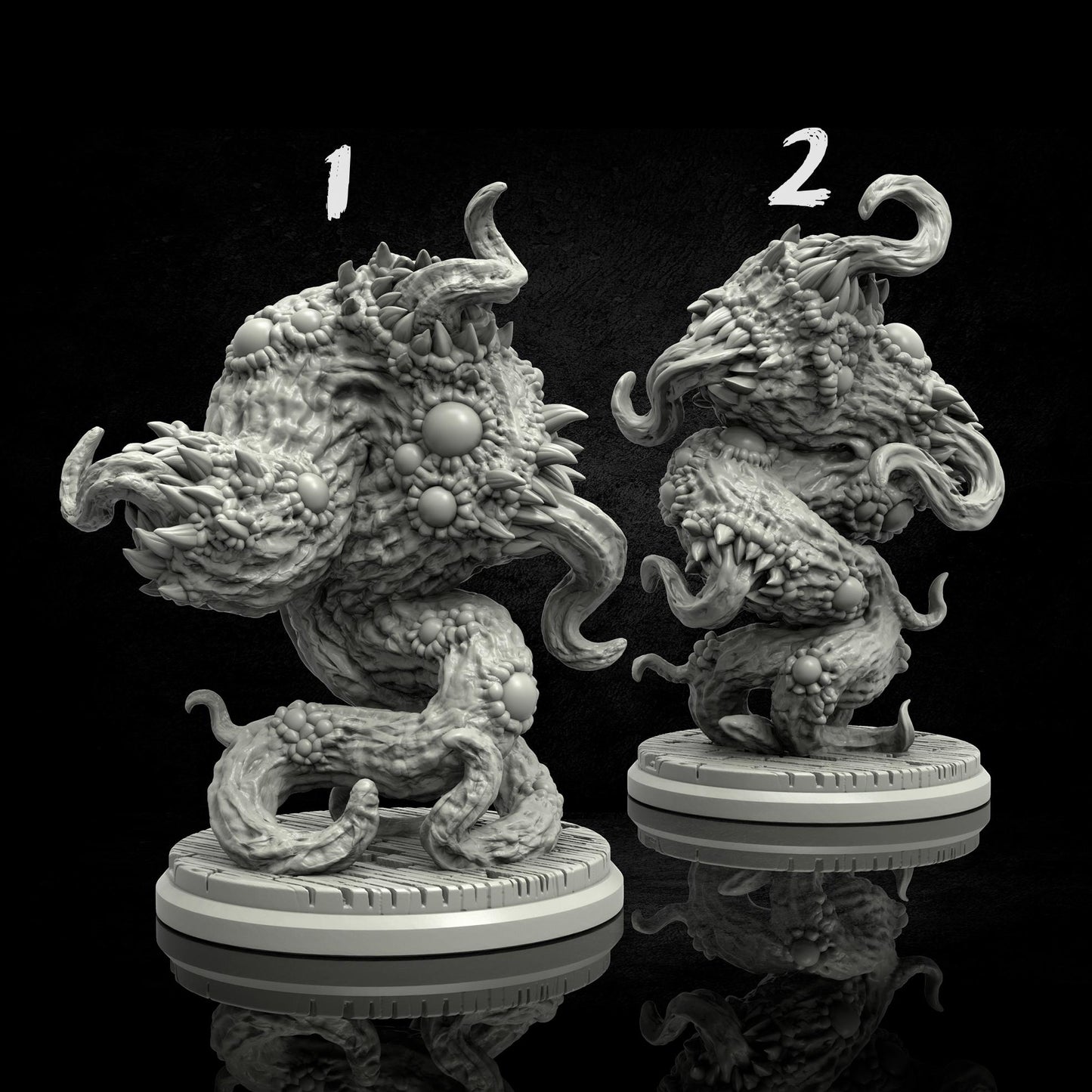 Flying Polyps Miniature (2 Variations) - Adaevy Creations - 28mm / 32mm / 36mm