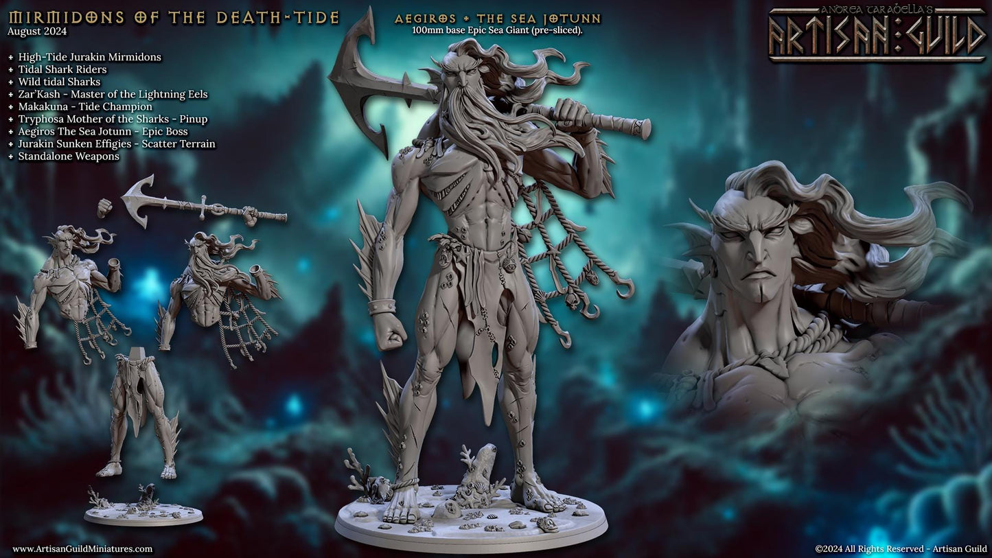 Jotunn Aegiros Epic Sea Giant Miniature - Artisan Guild