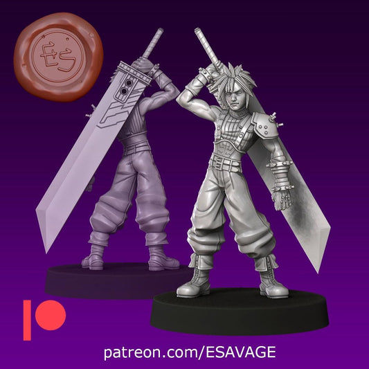 Ex-Soldier Miniature - Ethan Savage Studios - 28mm / 32mm / 36mm