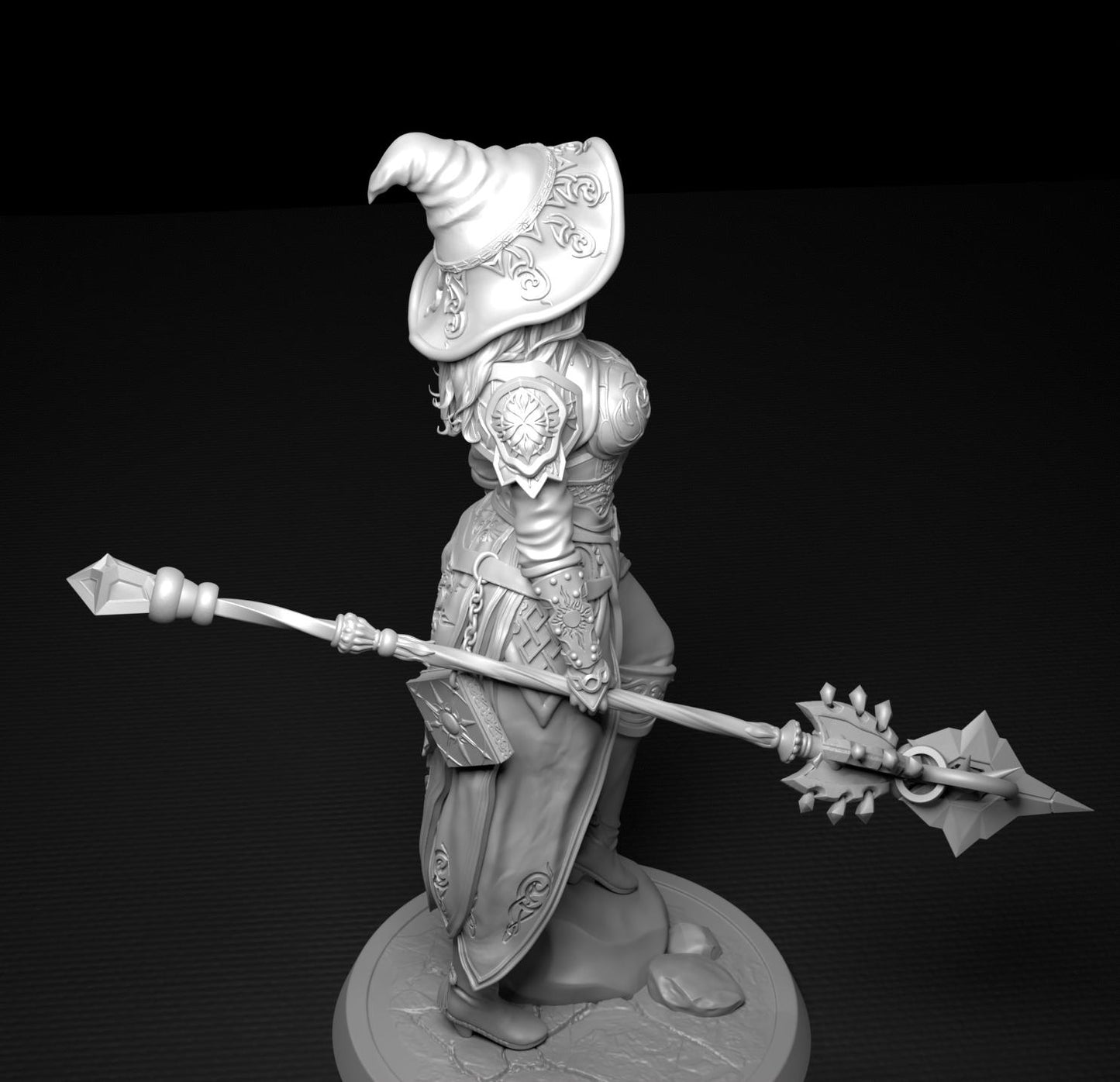 Wizard Calandra Miniature (4 Variations) - 3Darts - 28mm / 32mm / 36mm / 75mm / 120mm