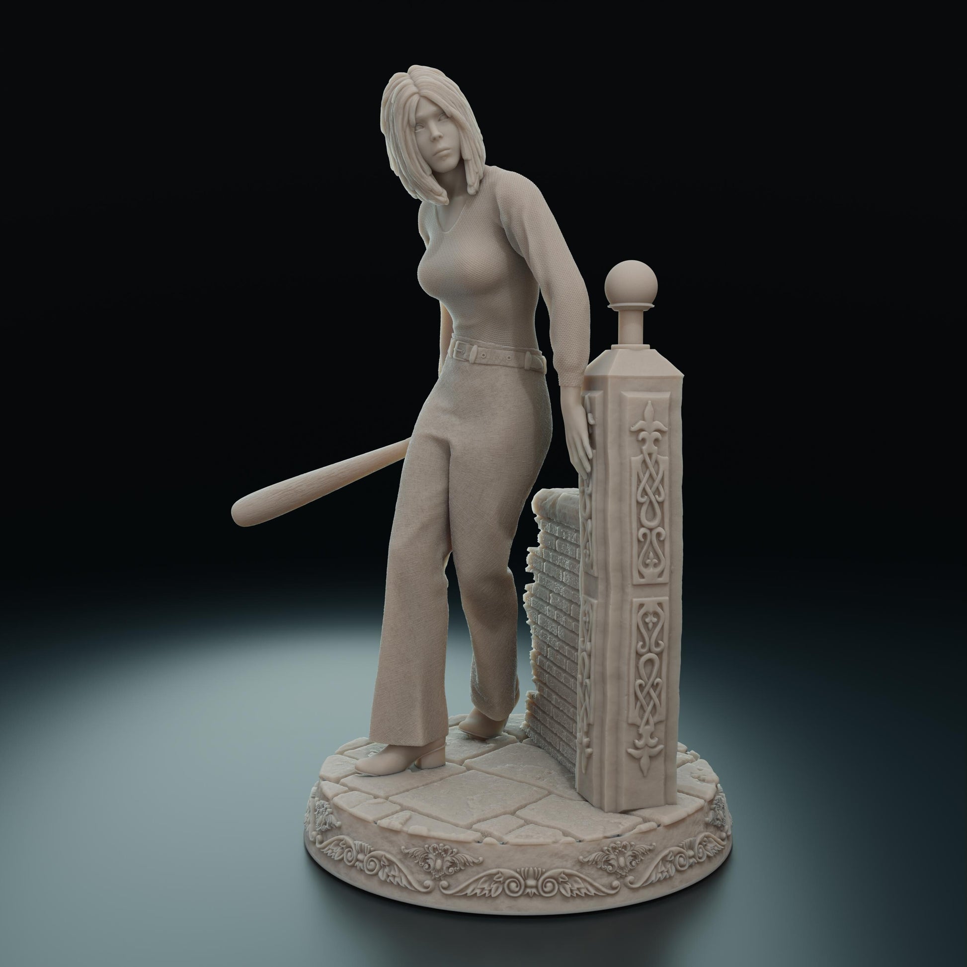 Jane Coldwell Miniature (Standard, NSFW, and Diorama Variations) - Cthulhu Girls - 28mm / 32mm / 36mm