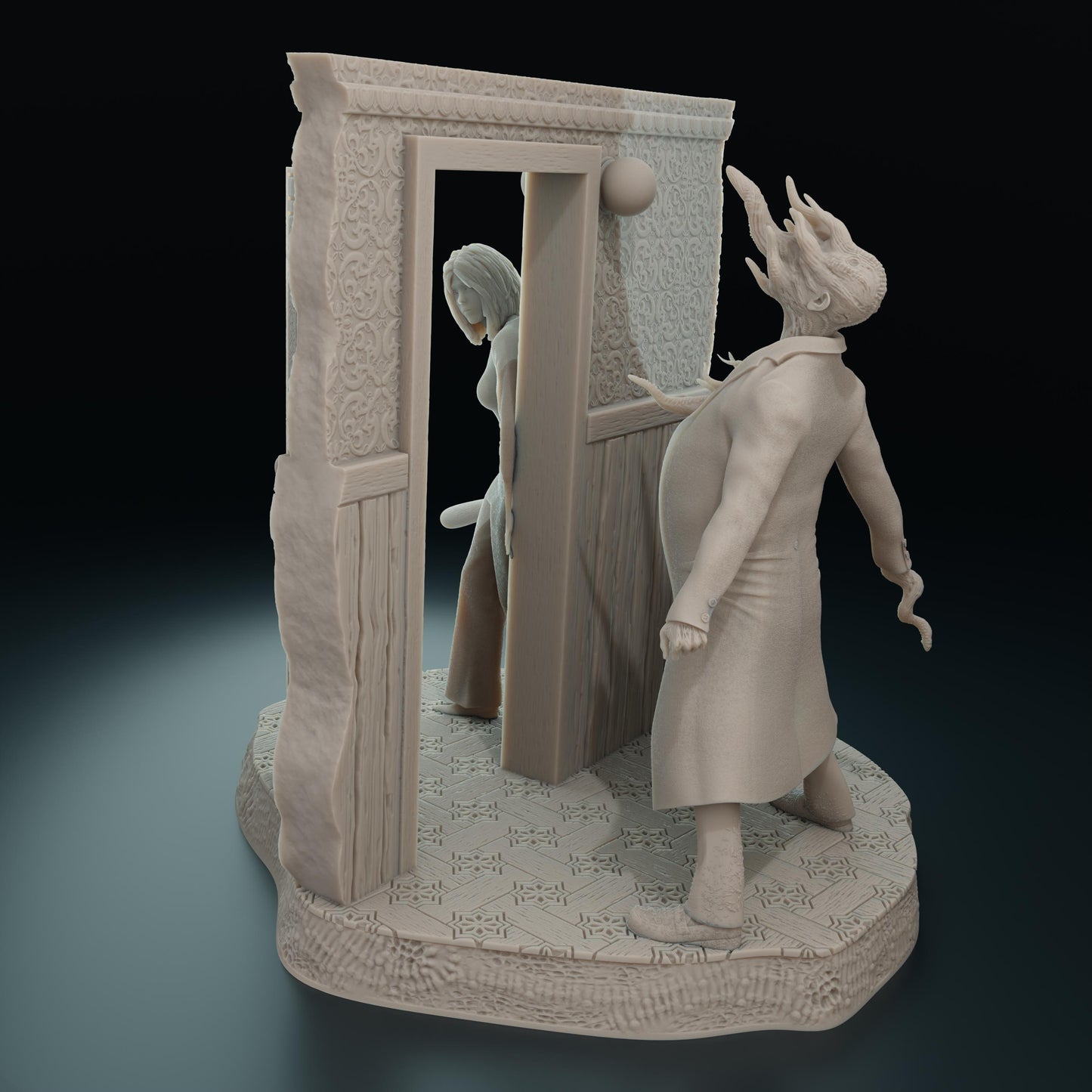 Jane Coldwell Miniature (Standard, NSFW, and Diorama Variations) - Cthulhu Girls - 28mm / 32mm / 36mm