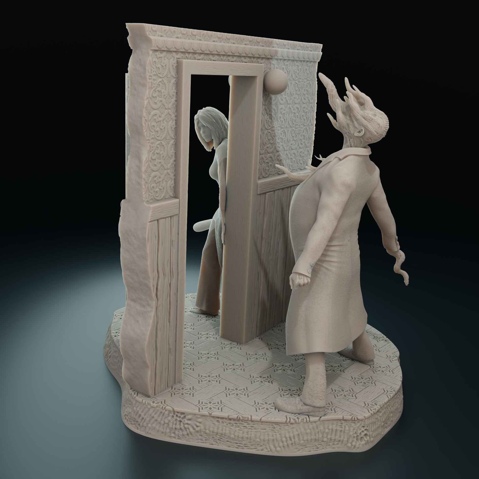 Jane Coldwell Miniature (Standard, NSFW, and Diorama Variations) - Cthulhu Girls - 28mm / 32mm / 36mm