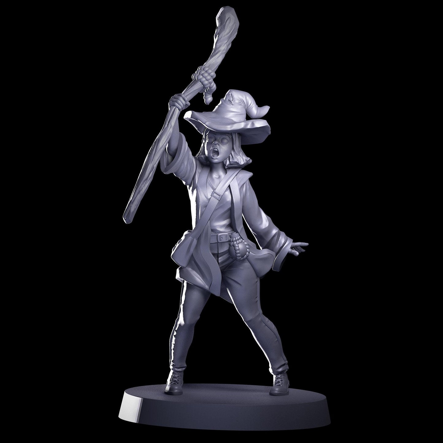 LARP Mage Miniature - VaultZ - 28mm / 32mm / 36mm