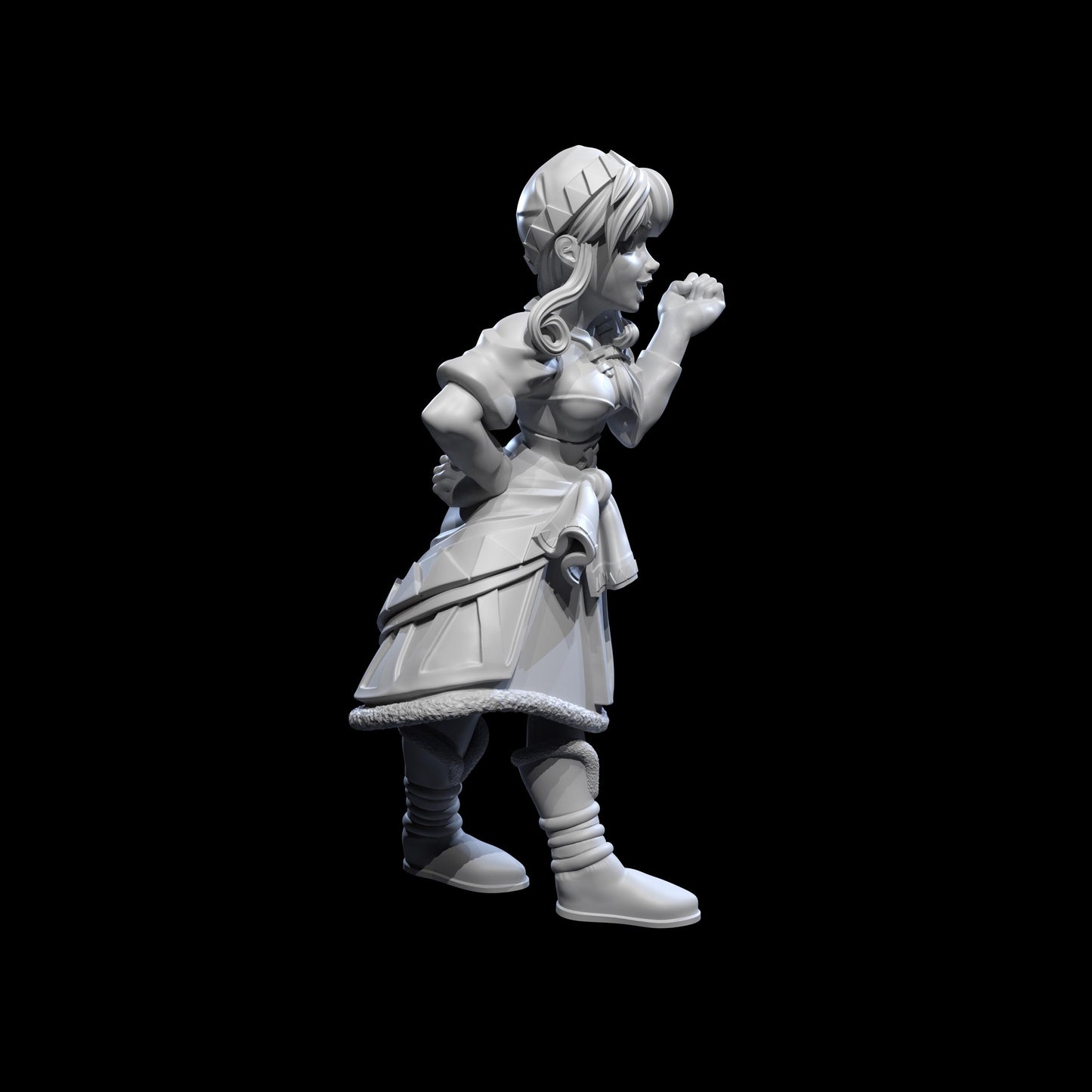 Smalltown Songstress Miniature - Ethan Savage Studios - 28mm / 32mm / 36mm / 75mm