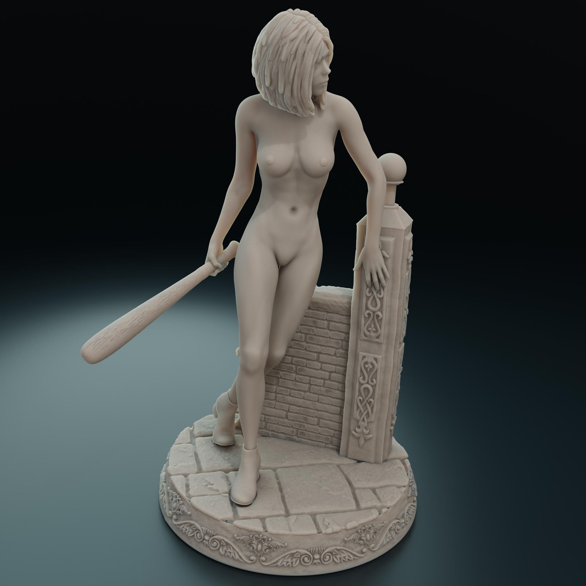 Jane Coldwell Miniature (Standard, NSFW, and Diorama Variations) - Cthulhu Girls - 28mm / 32mm / 36mm