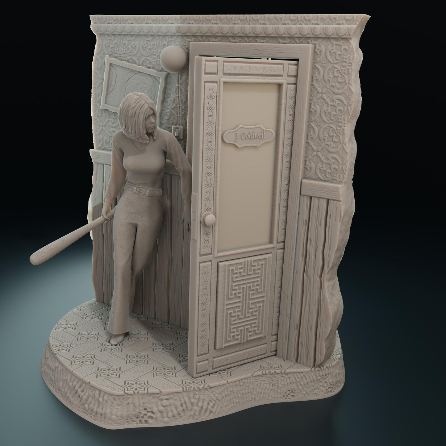 Jane Coldwell Miniature (Standard, NSFW, and Diorama Variations) - Cthulhu Girls - 28mm / 32mm / 36mm