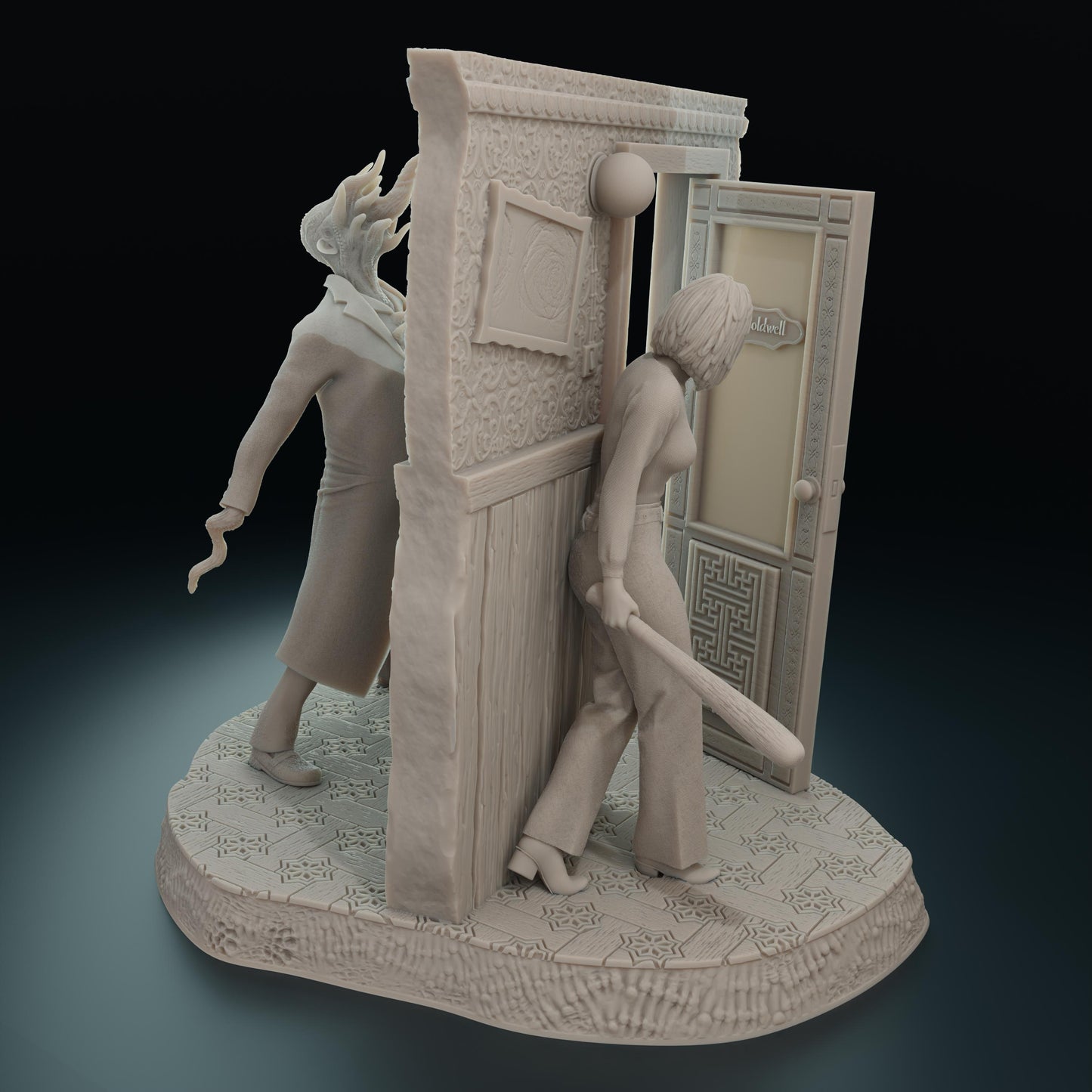 Jane Coldwell Miniature (Standard, NSFW, and Diorama Variations) - Cthulhu Girls - 28mm / 32mm / 36mm