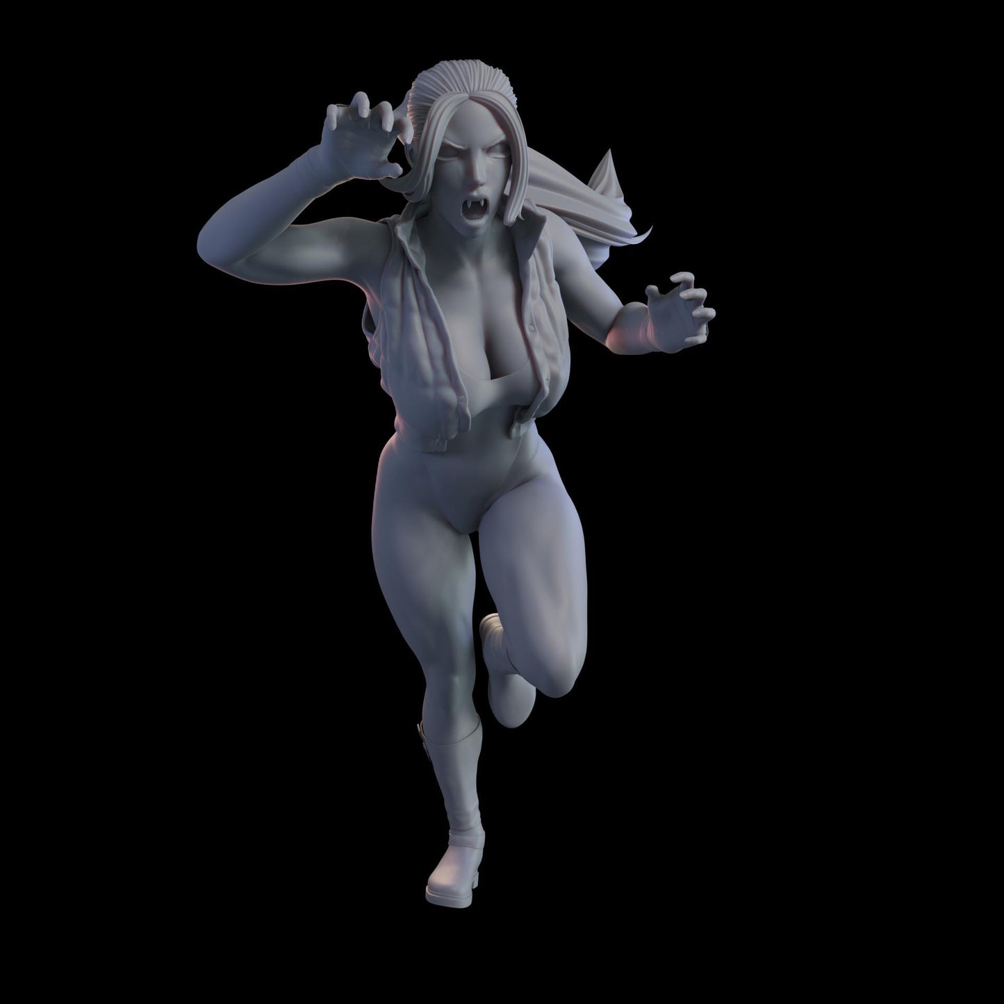 Rosa Umbral Miniature (Standard & NSFW Variations) - QB Works - 28mm / 32mm / 36mm / 75mm