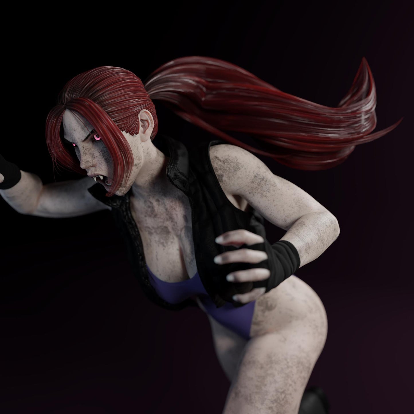 Rosa Umbral Miniature (Standard & NSFW Variations) - QB Works - 28mm / 32mm / 36mm / 75mm