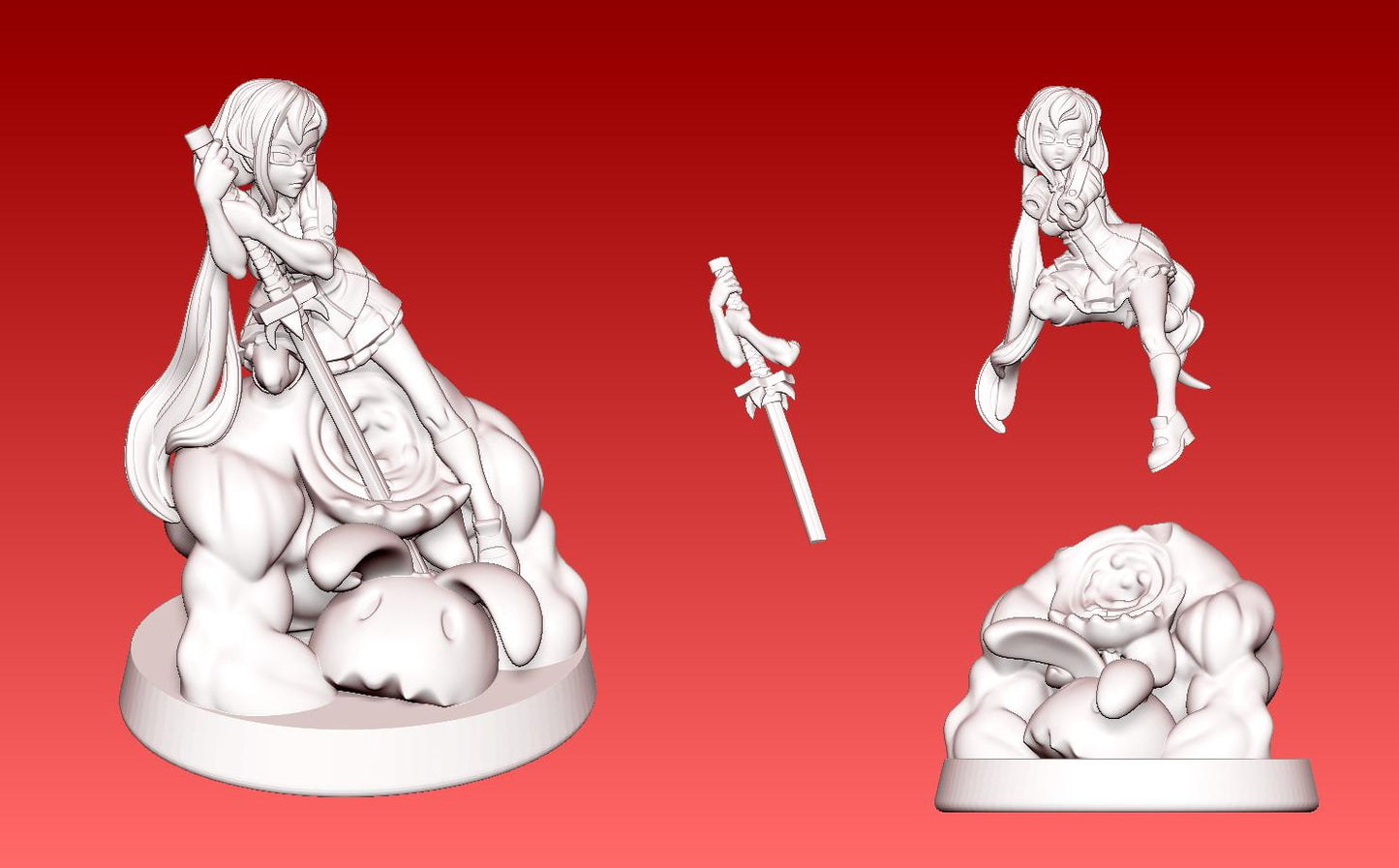 Rabbit Exterminator Miniature - LPOMC - 28mm / 32mm / 36mm / 75mm