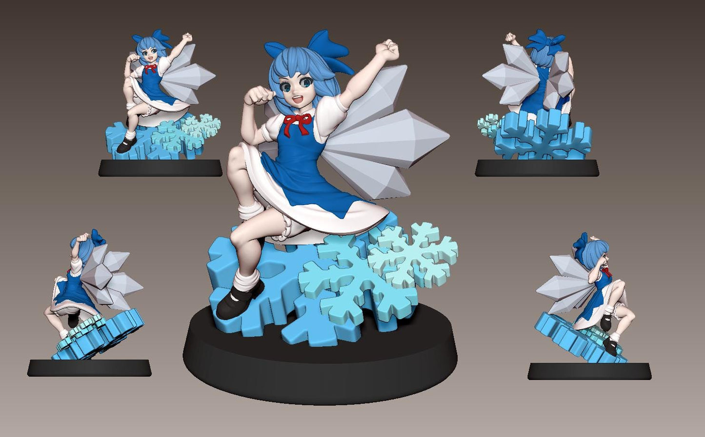 Ice Fairy Miniature - LPOMC - 28mm / 32mm / 36mm / 75mm