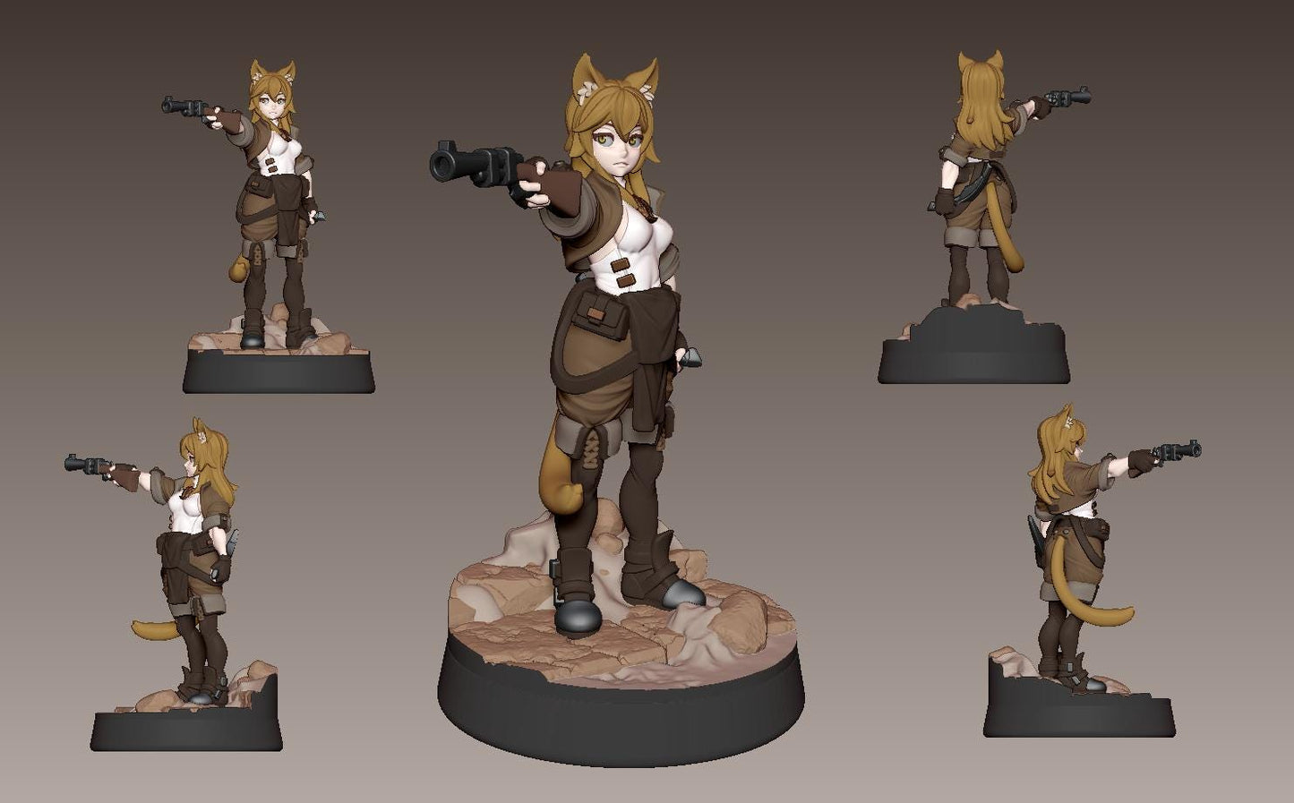 Lia Zyl, Master Mechanist Miniature - LPOMC - 28mm / 32mm / 36mm / 75mm