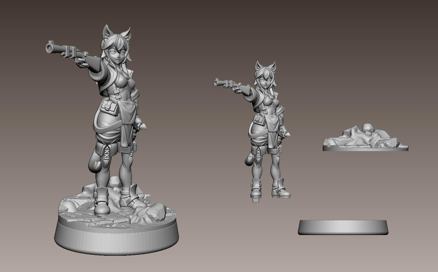 Lia Zyl, Master Mechanist Miniature - LPOMC - 28mm / 32mm / 36mm / 75mm