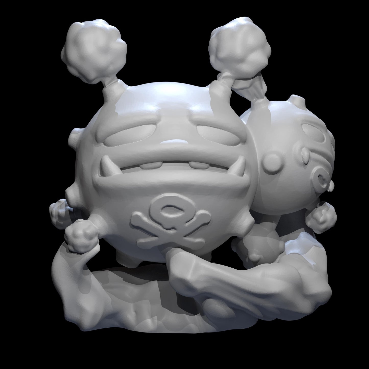 Koffing / Weezing Miniatures - Irnkman's Minis