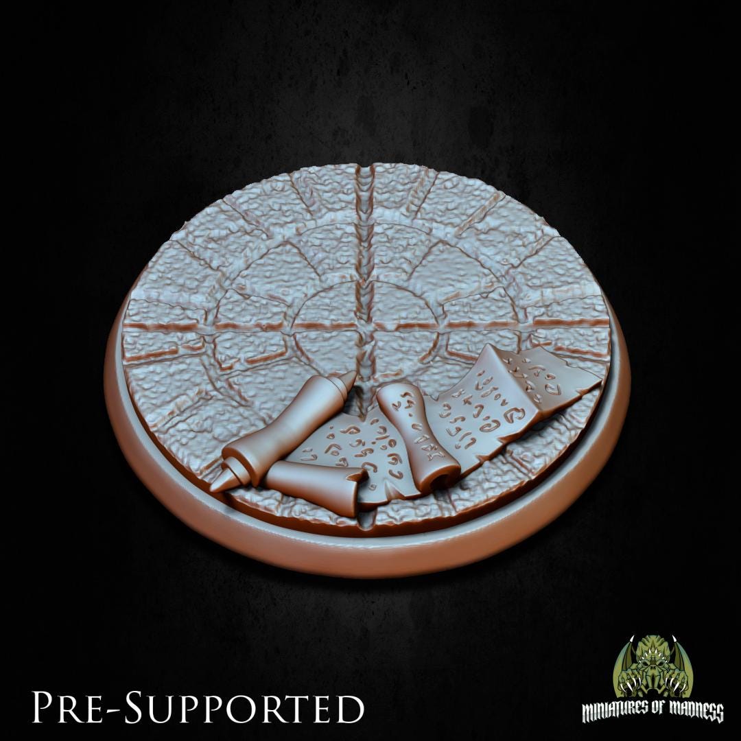 Temple Miniature Base - Miniatures of Madness - 25mm / 32mm / 36mm